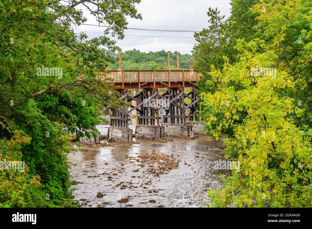 Durham Conservation Area and Hiking trail Stock Photo Alamy