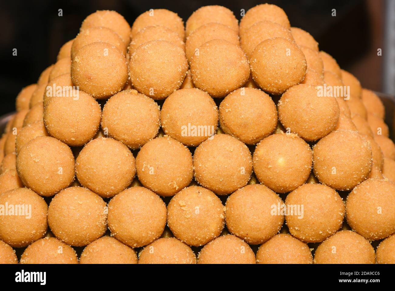 Indian sweet mithai Many besan laddu , ladoo , Boondi ke Laddoo made of