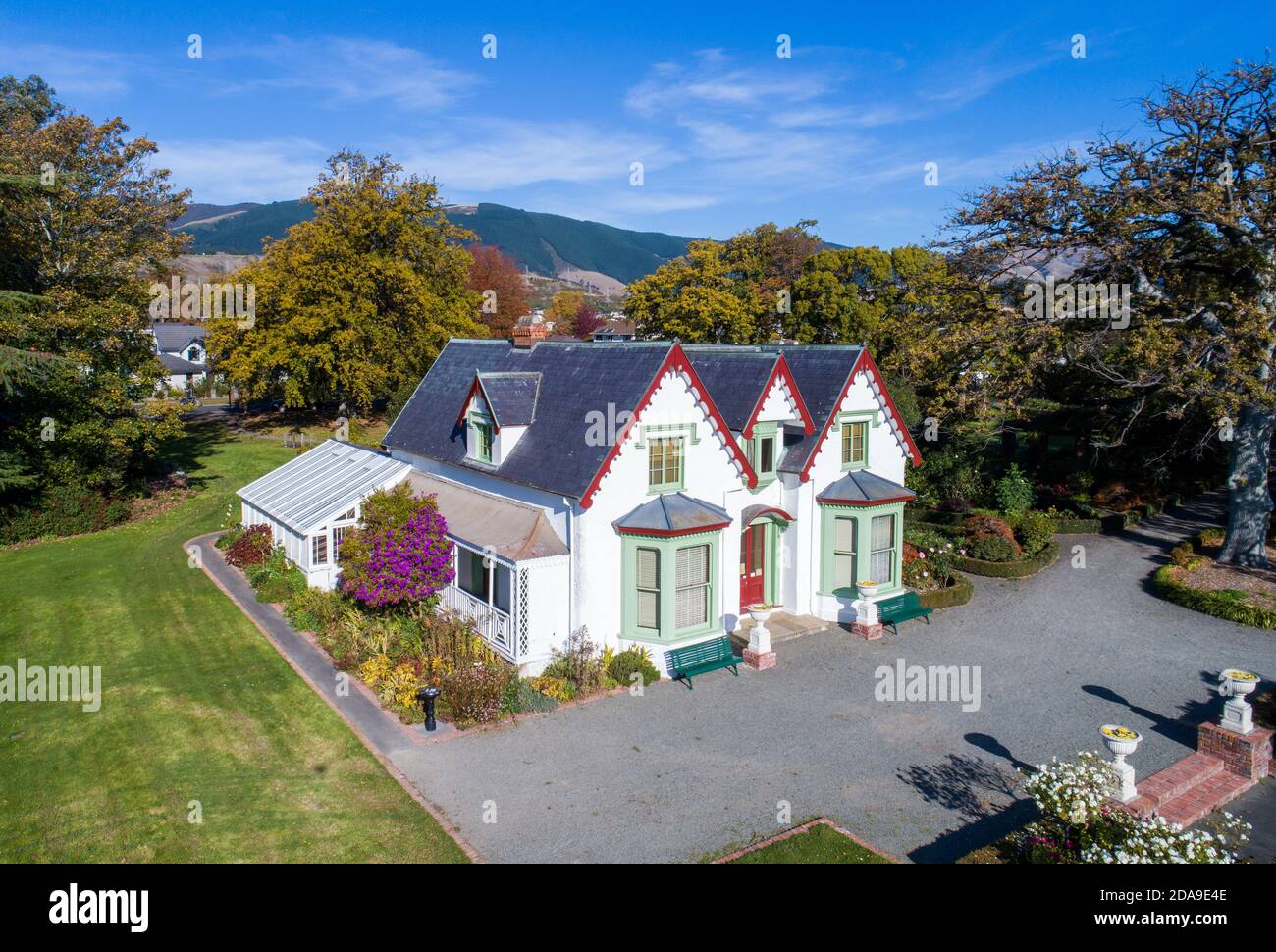 Broadgreen House, Nelson, New Zealand Stock Photo