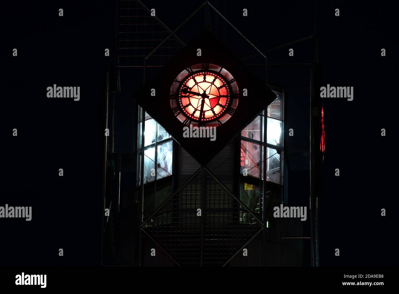 Clock tower, Nelson, New Zealand Stock Photo Alamy