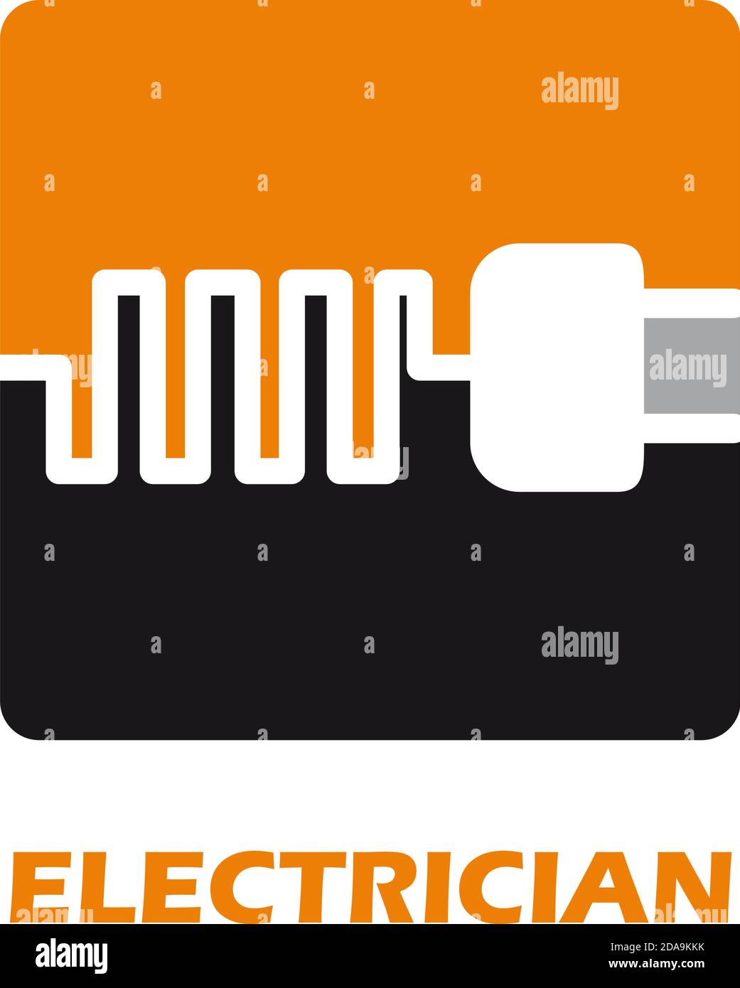 Vector sign electrician company Stock Vector Image & Art Alamy