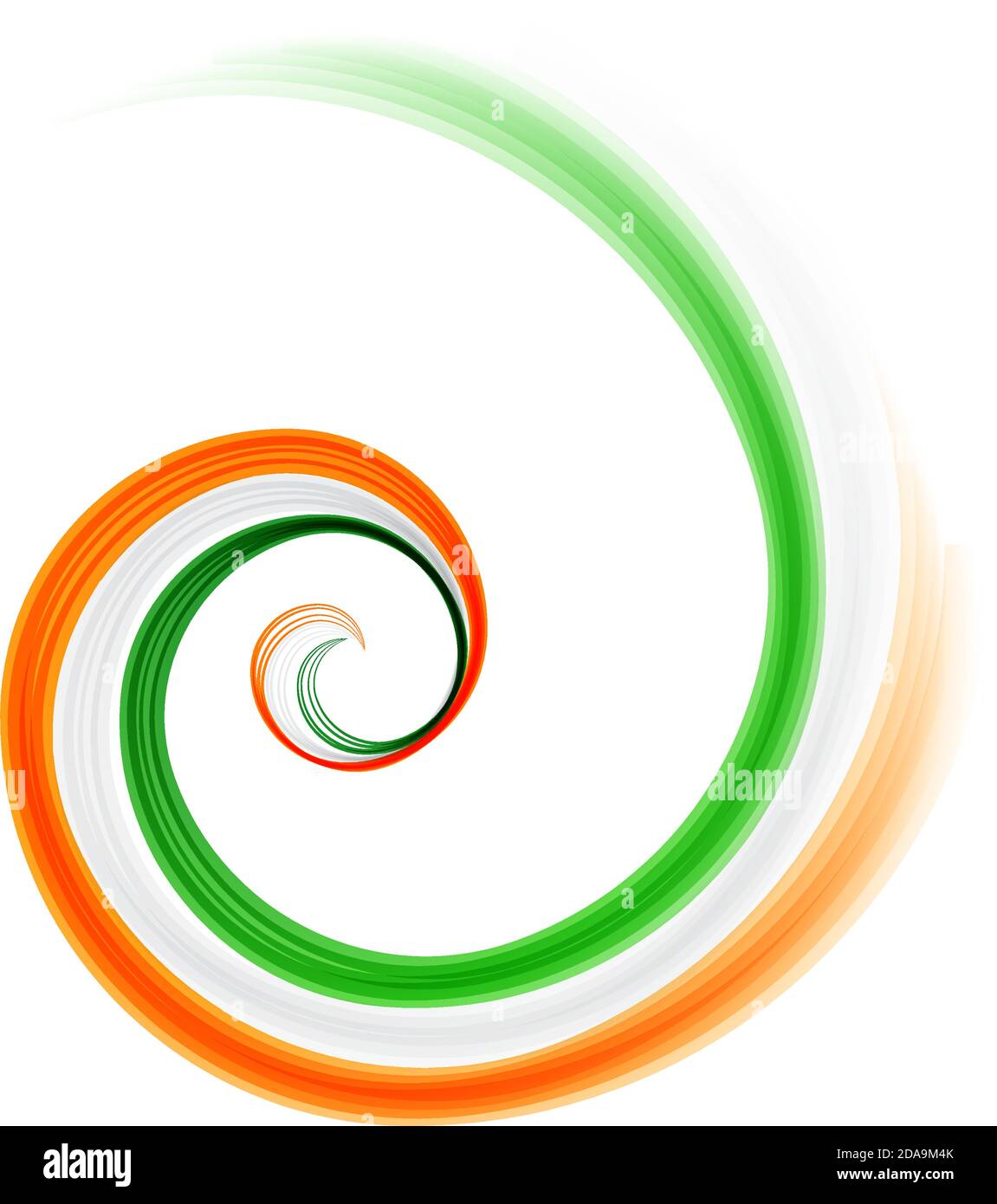 Vector sign vortex in green, white and orange Stock Vector Image & Art ...