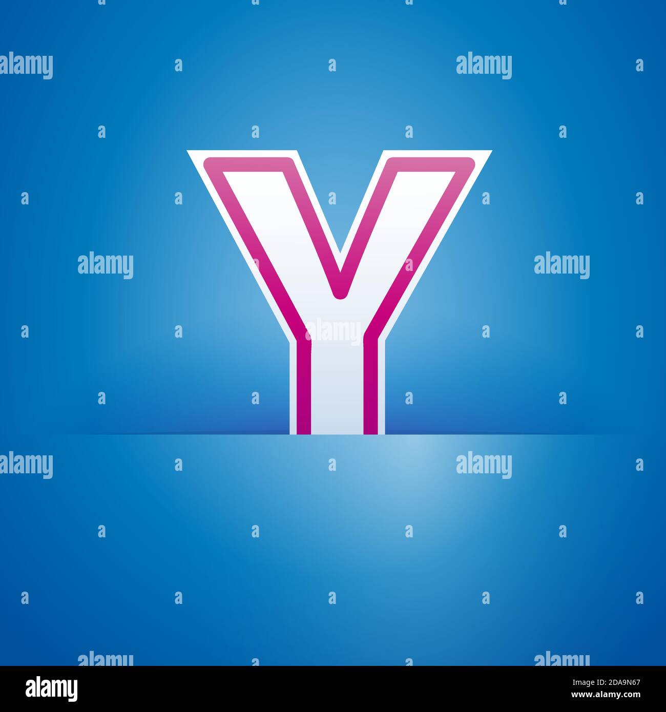 Vector Y Stylesign Vector sign pocket with letter Y Stock Vector Image & Art - Alamy