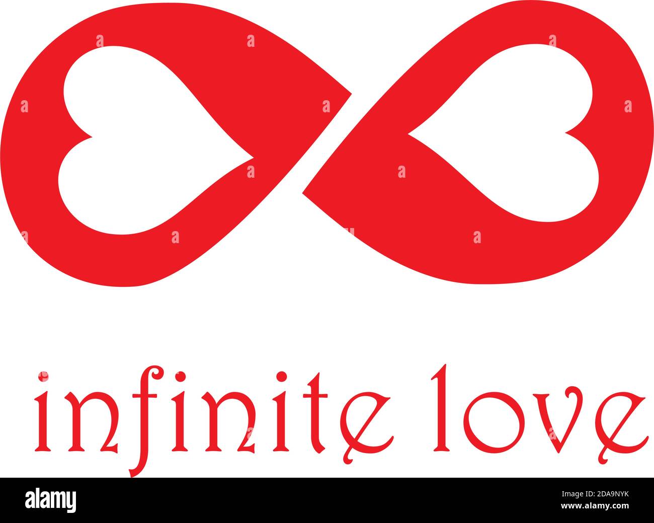 Vector sign infinite love Stock Vector Image & Art - Alamy