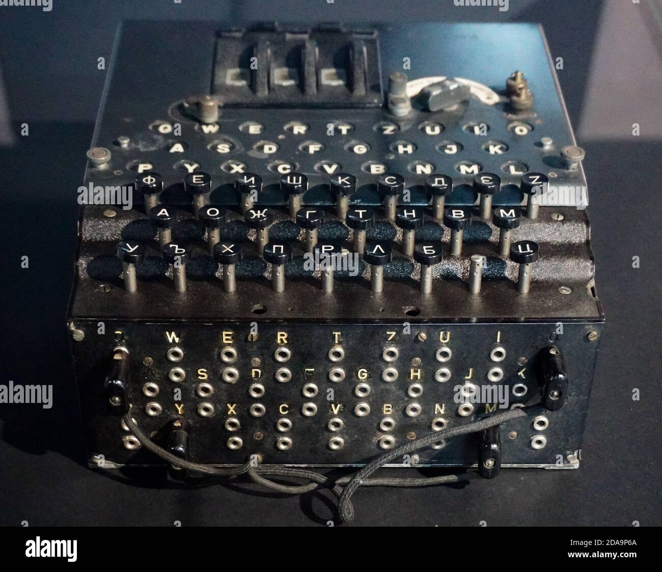 Very Rare German Enigma Coding Machine Used In The Second World War To Encode And Decode Secret Messages Between Germany And Bulgaria Stock Photo Alamy