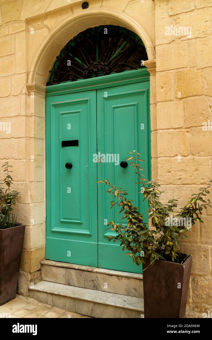 Doors of Malta Stock Photo Alamy