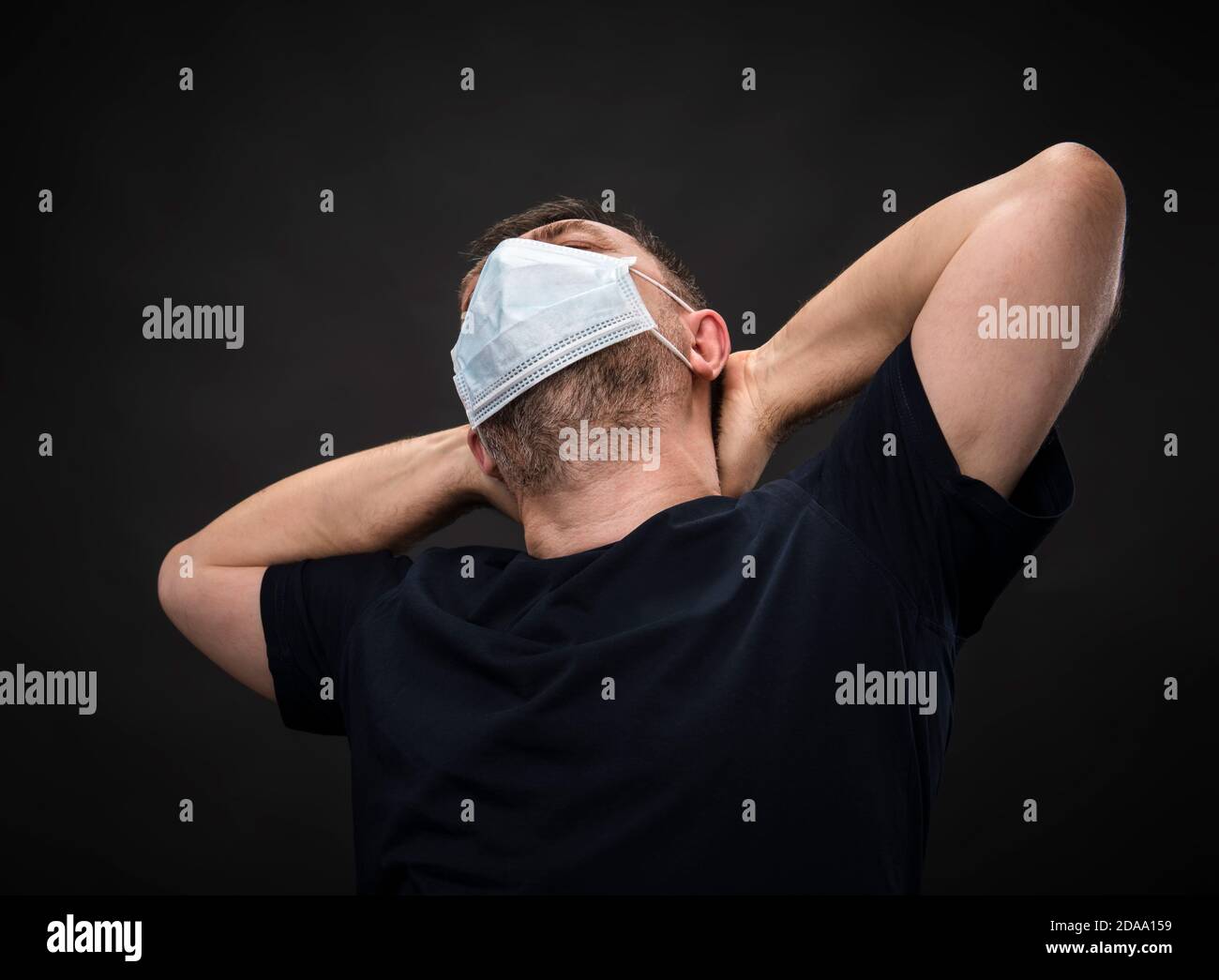 Man in sick protective medical hi-res stock photography and images - Alamy