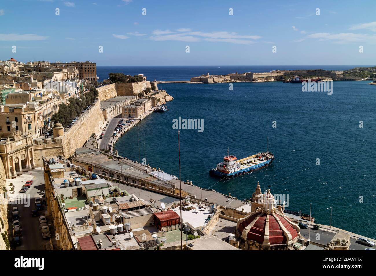 Grand Harbour, Malta Stock Photo