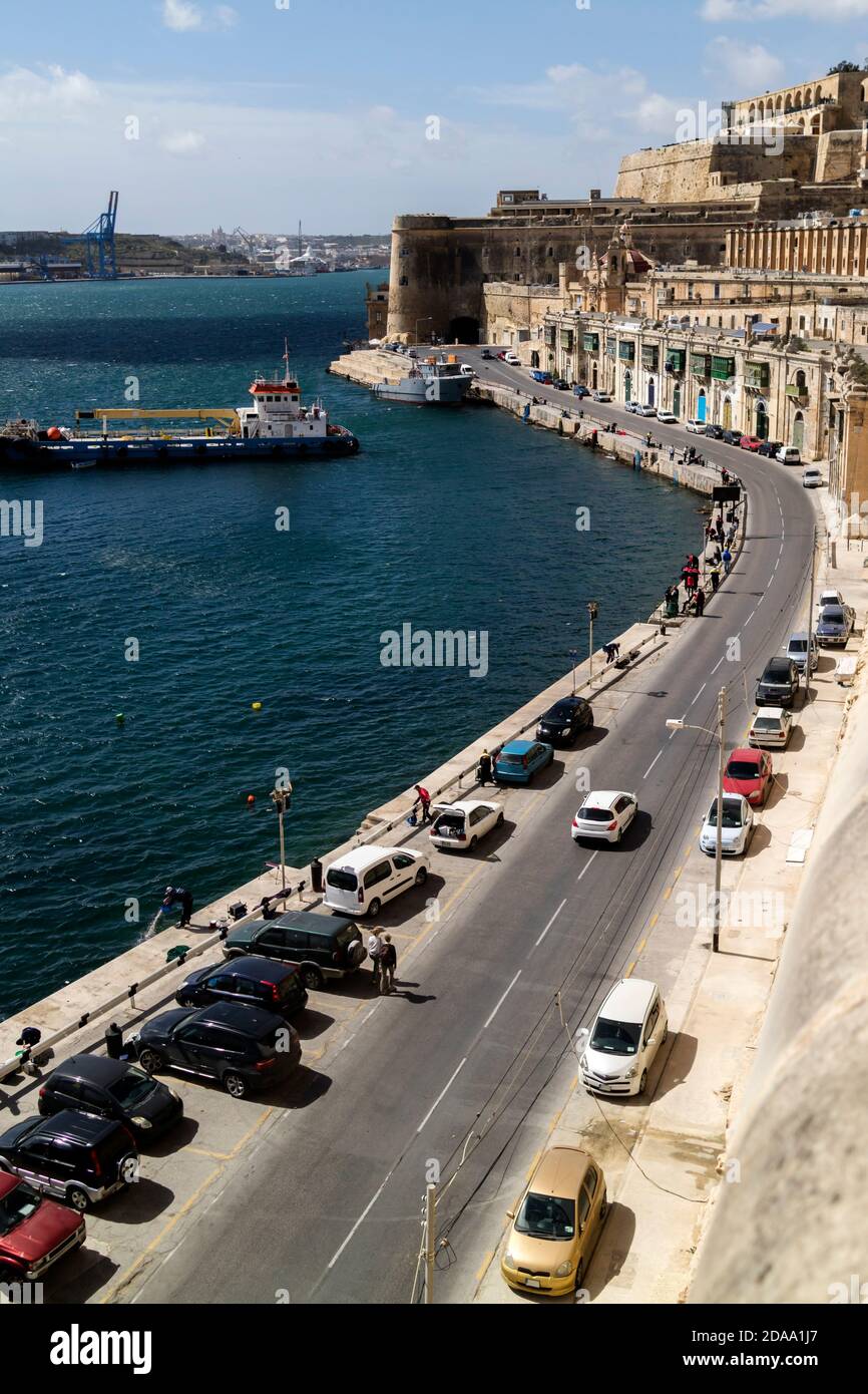 Grand Harbour, Malta Stock Photo