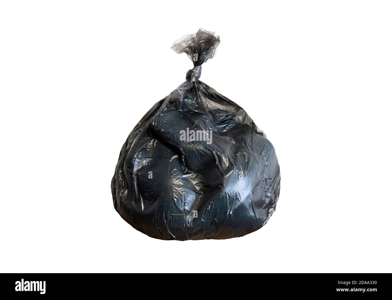 garbage bag isolated on a white background Stock Photo