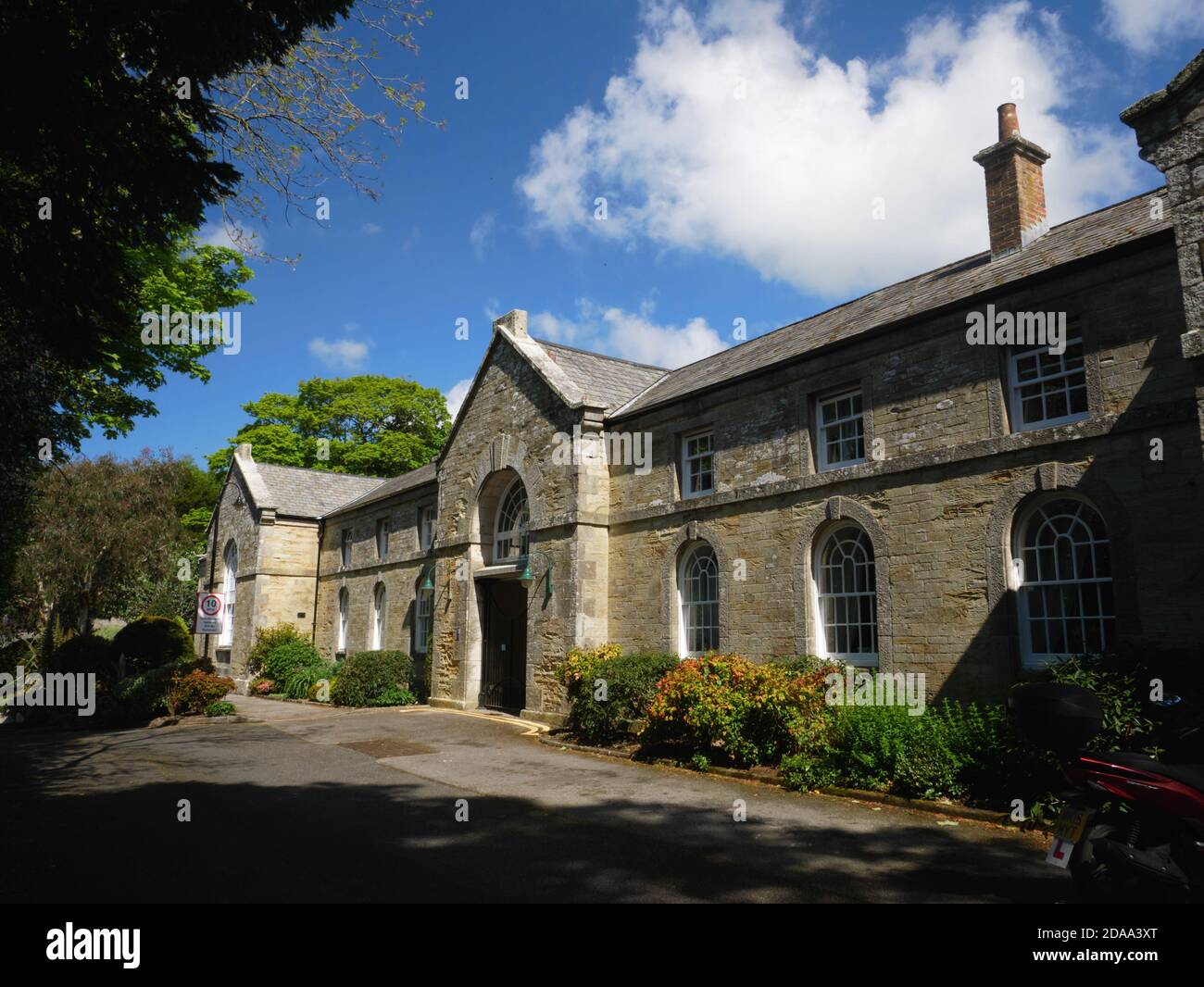 YewTree Court, Truro, the former Union Workhouse. Stock Photo