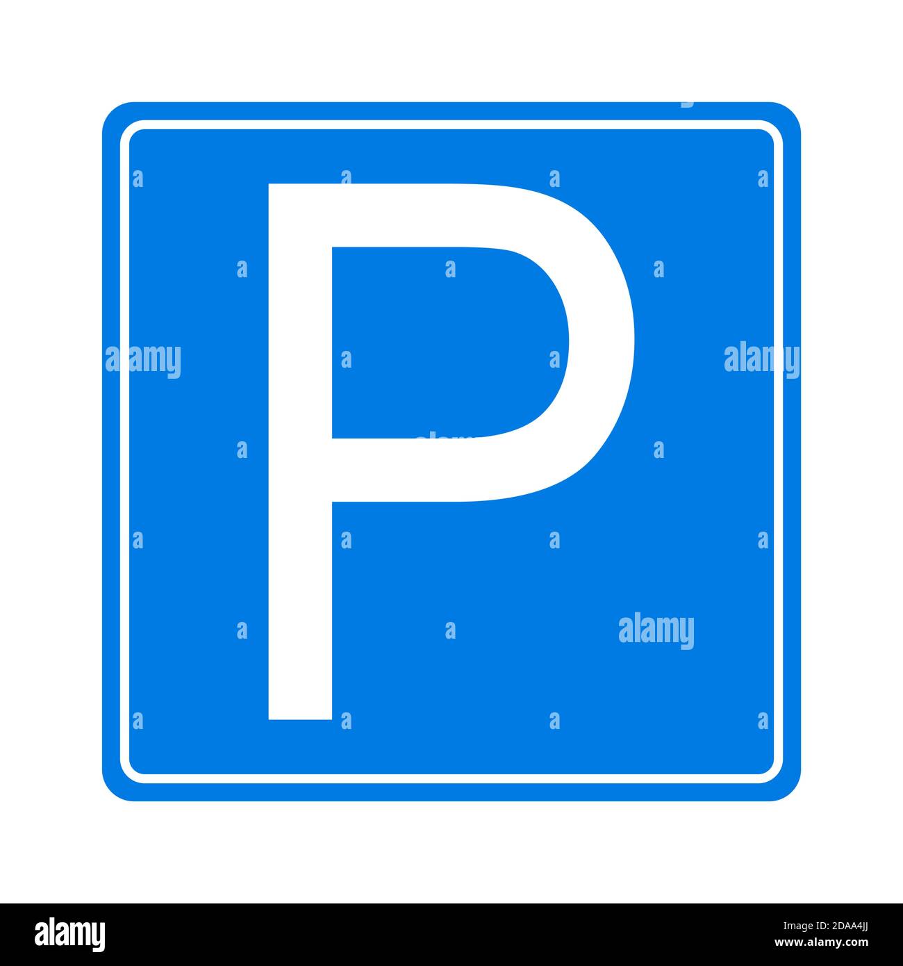 Park icon sign, road symbol. Parking public icon street place. Stock Vector