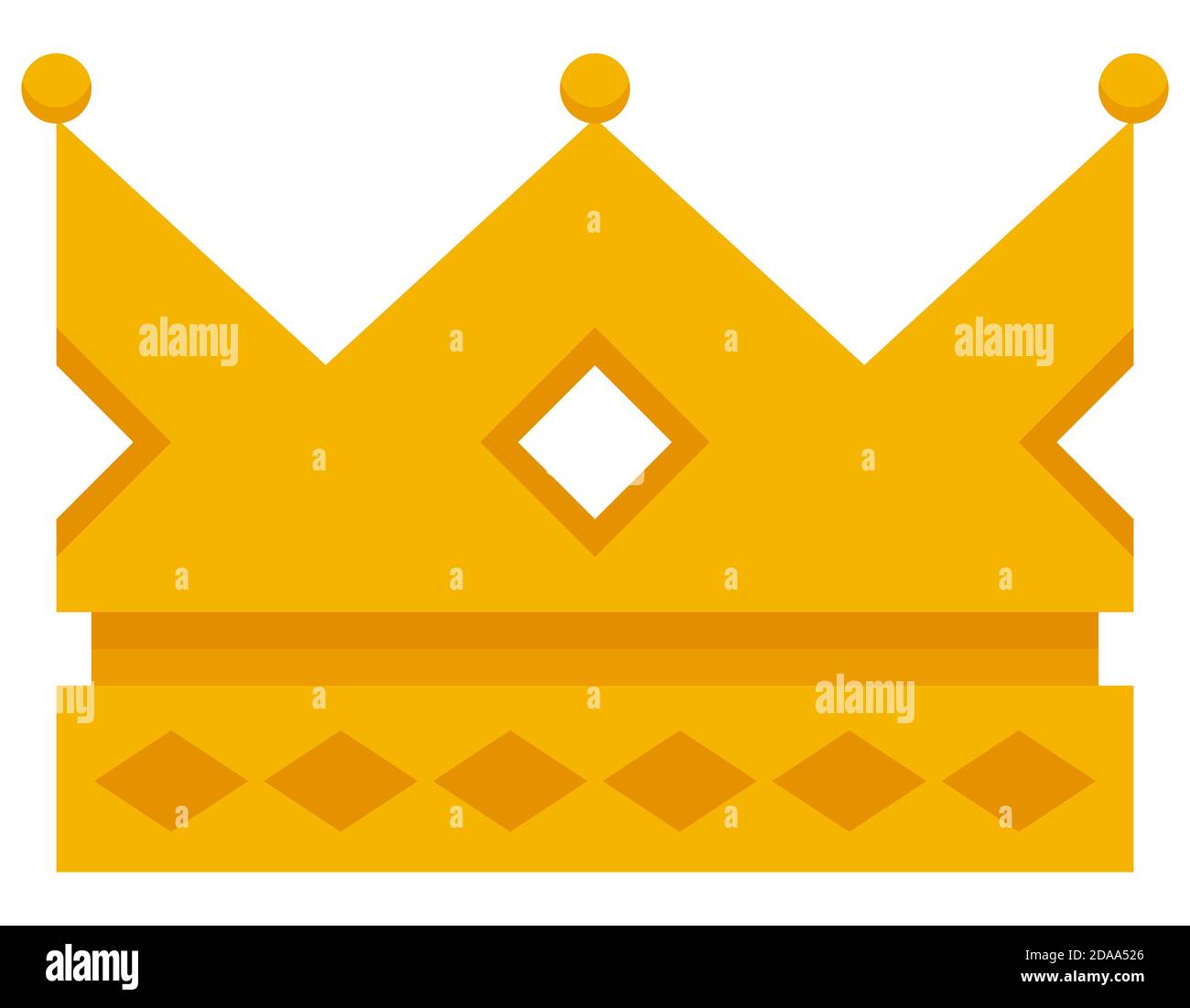 Illustration king crown in Stock Vector Images - Alamy