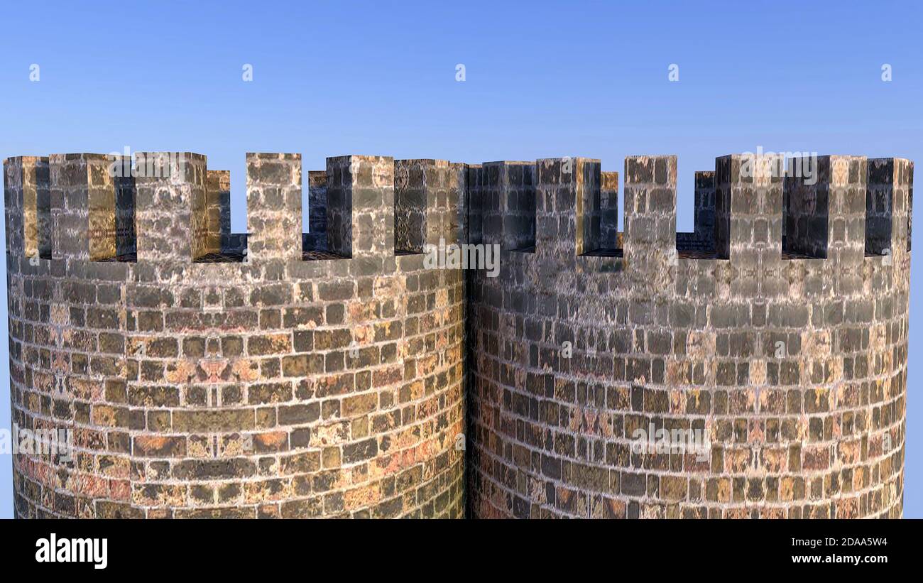 3d rendering gothic medieval hi-res stock photography and images - Alamy