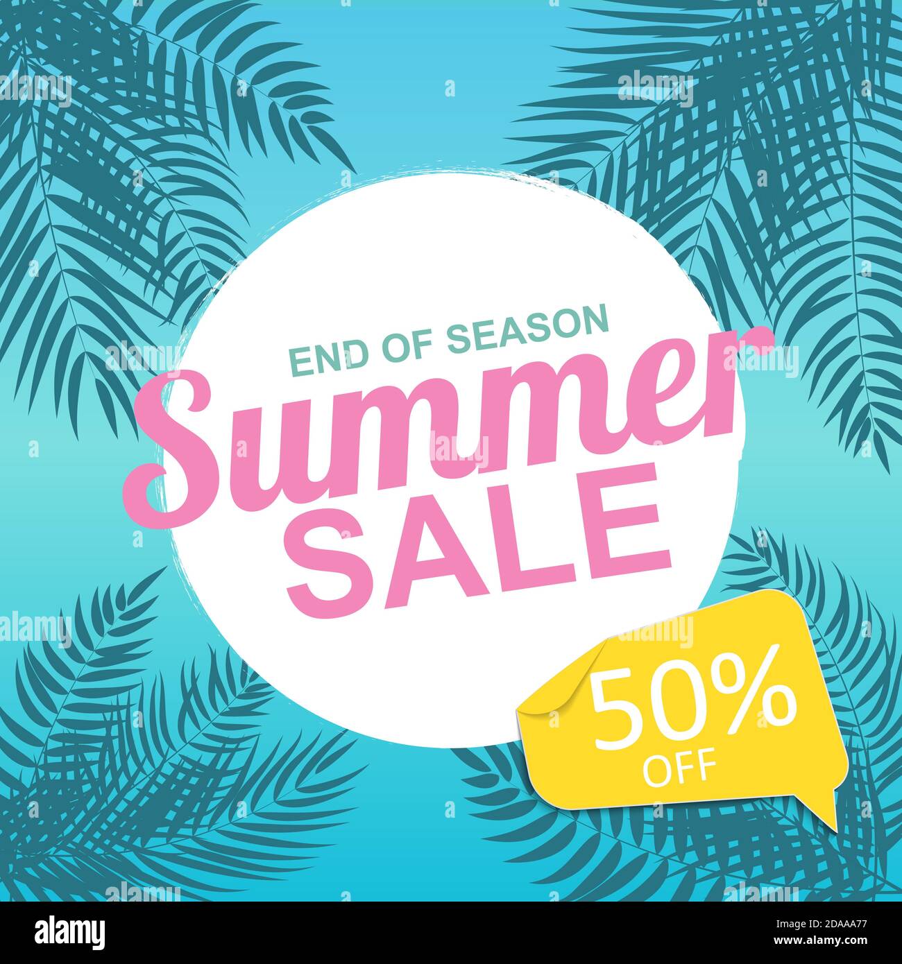 Abstract Summer Sale Background Illustration Stock Photo - Alamy
