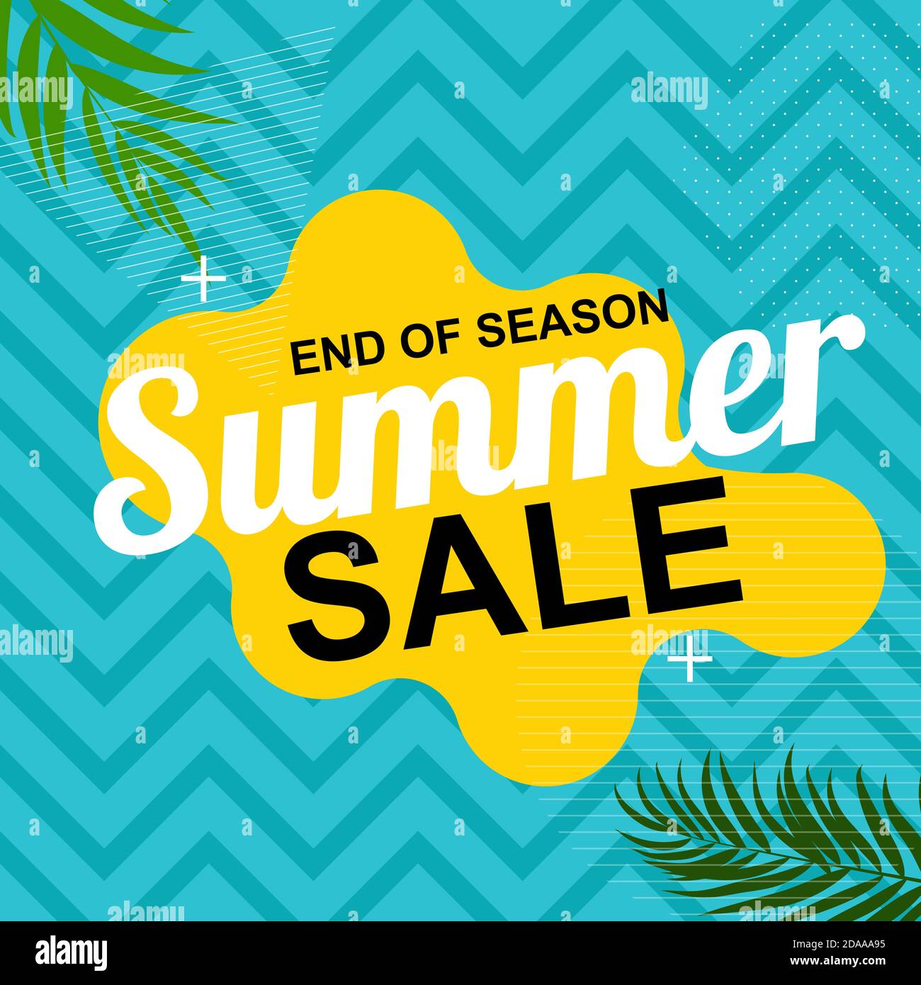 Abstract Summer Sale Background Illustration Stock Photo - Alamy