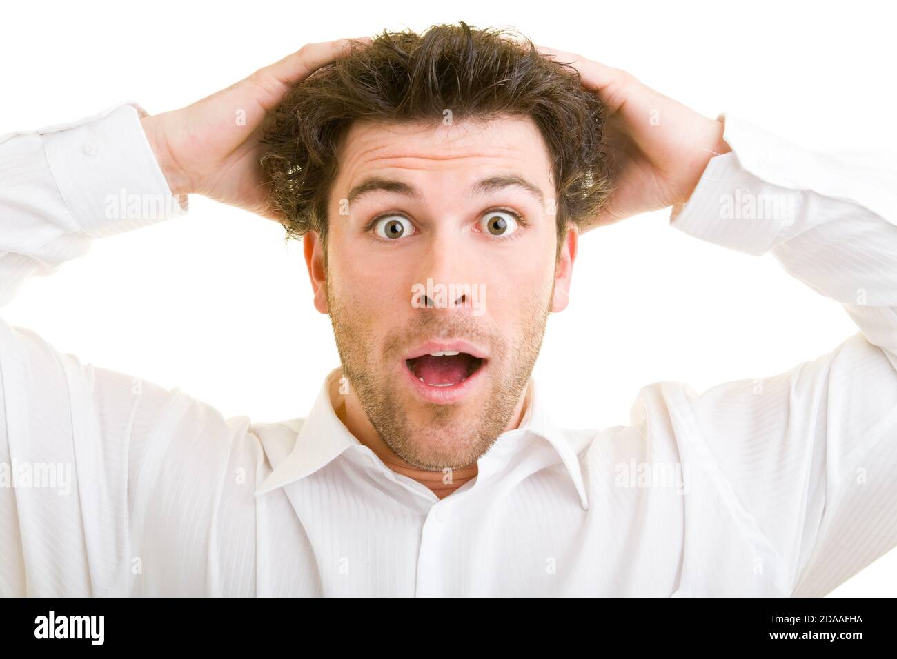 Horizontal shot young bearded hi-res stock photography and images - Alamy