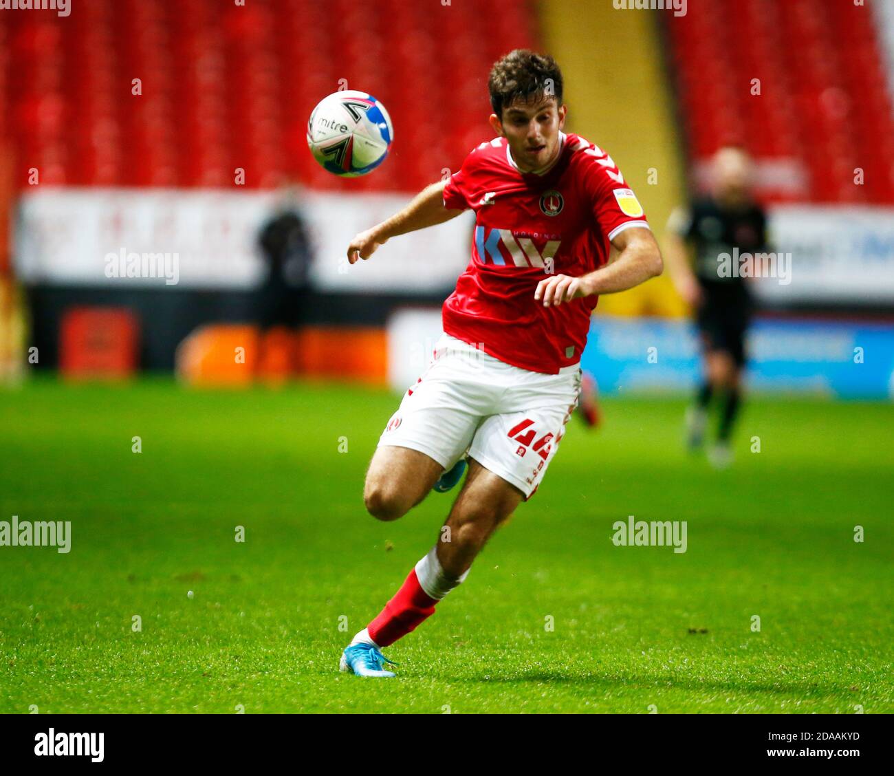 WOOLWICH, United Kingdom, NOVEMBER 10: Charlton Athletic's Hady Ghandour during Papa John's Trophy - Southern Group G  between Charlton Athletic  and Stock Photo