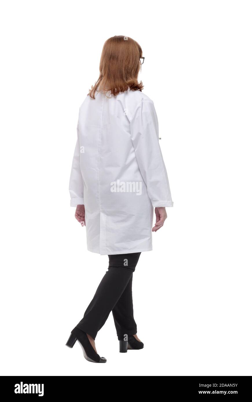Female coat rear view Cut Out Stock Images & Pictures - Alamy