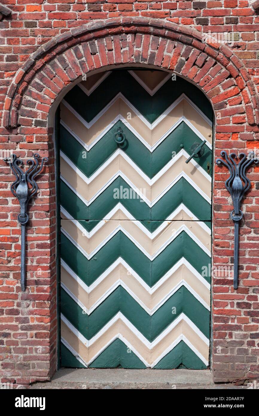 geography / travel, Germany, Schleswig-Holstein, Saint Peter-Ording, entrance museum Eiderstedt, Saint, Additional-Rights-Clearance-Info-Not-Available Stock Photo