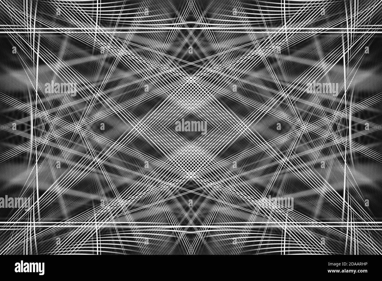 Abstract background. Black and white geometric pattern with lines Stock ...