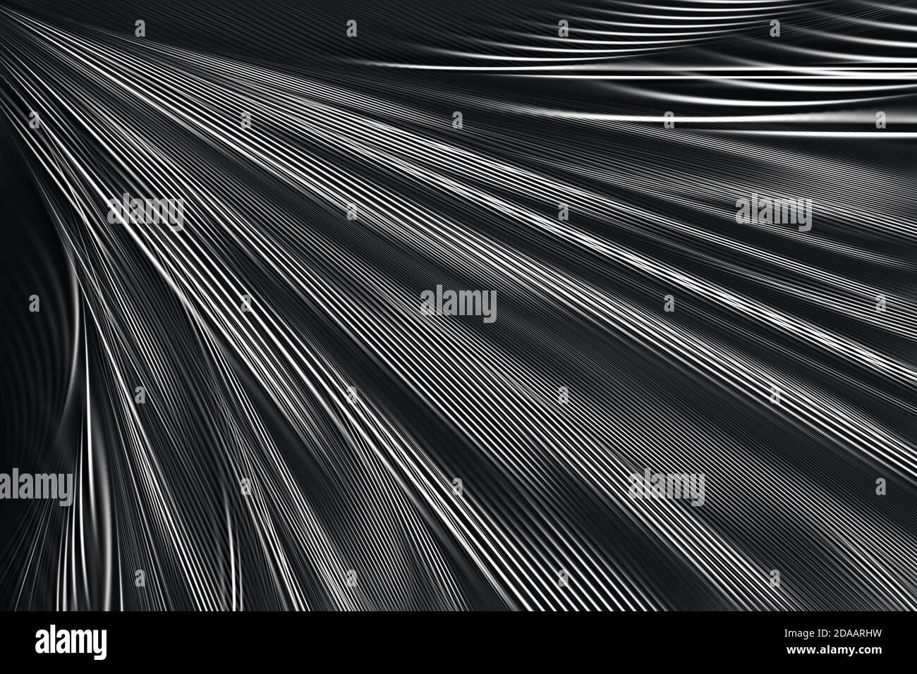 Abstract background. Black and white geometric pattern with lines Stock Photo