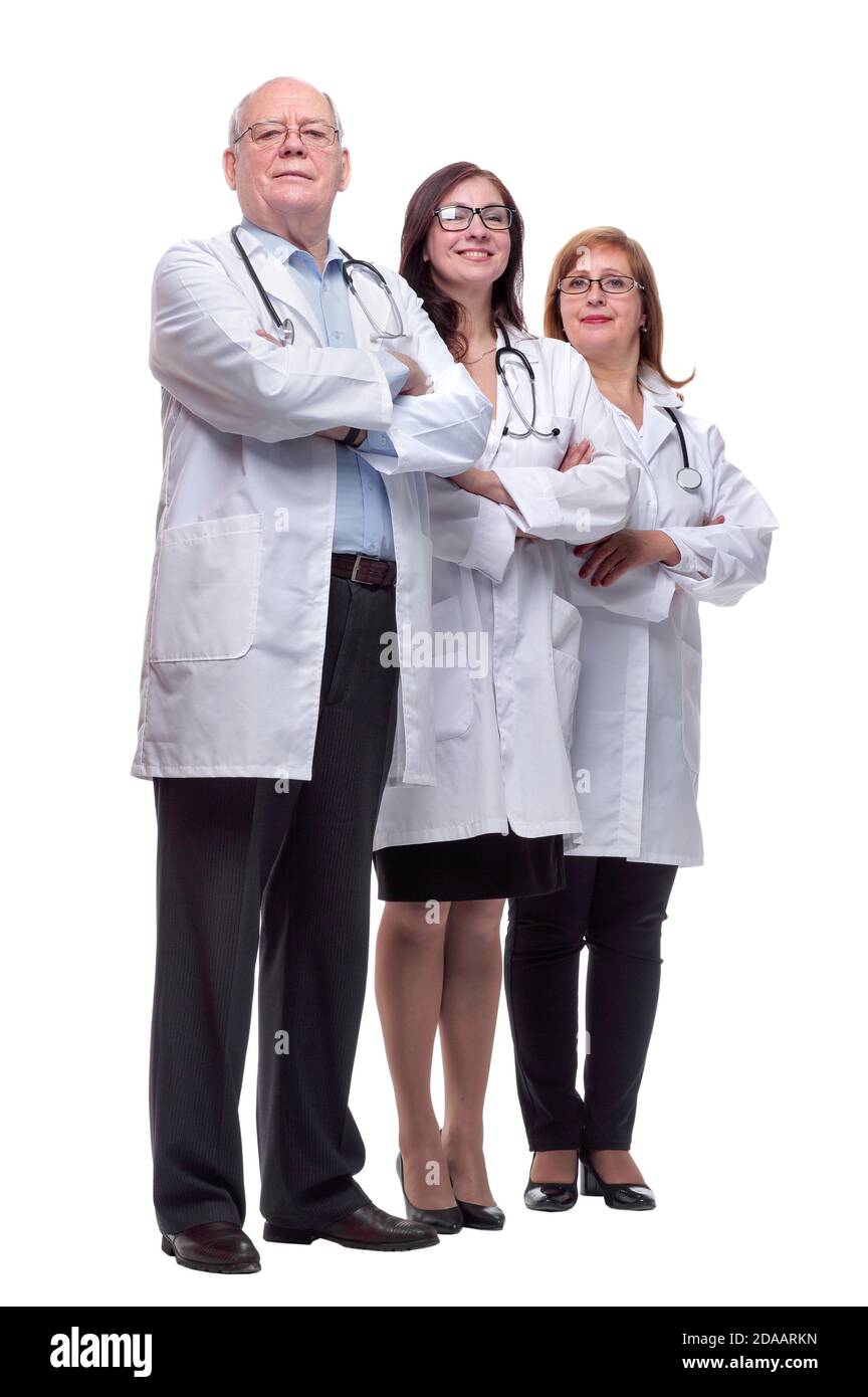 in full growth..diverse medical professionals standing together Stock Photo