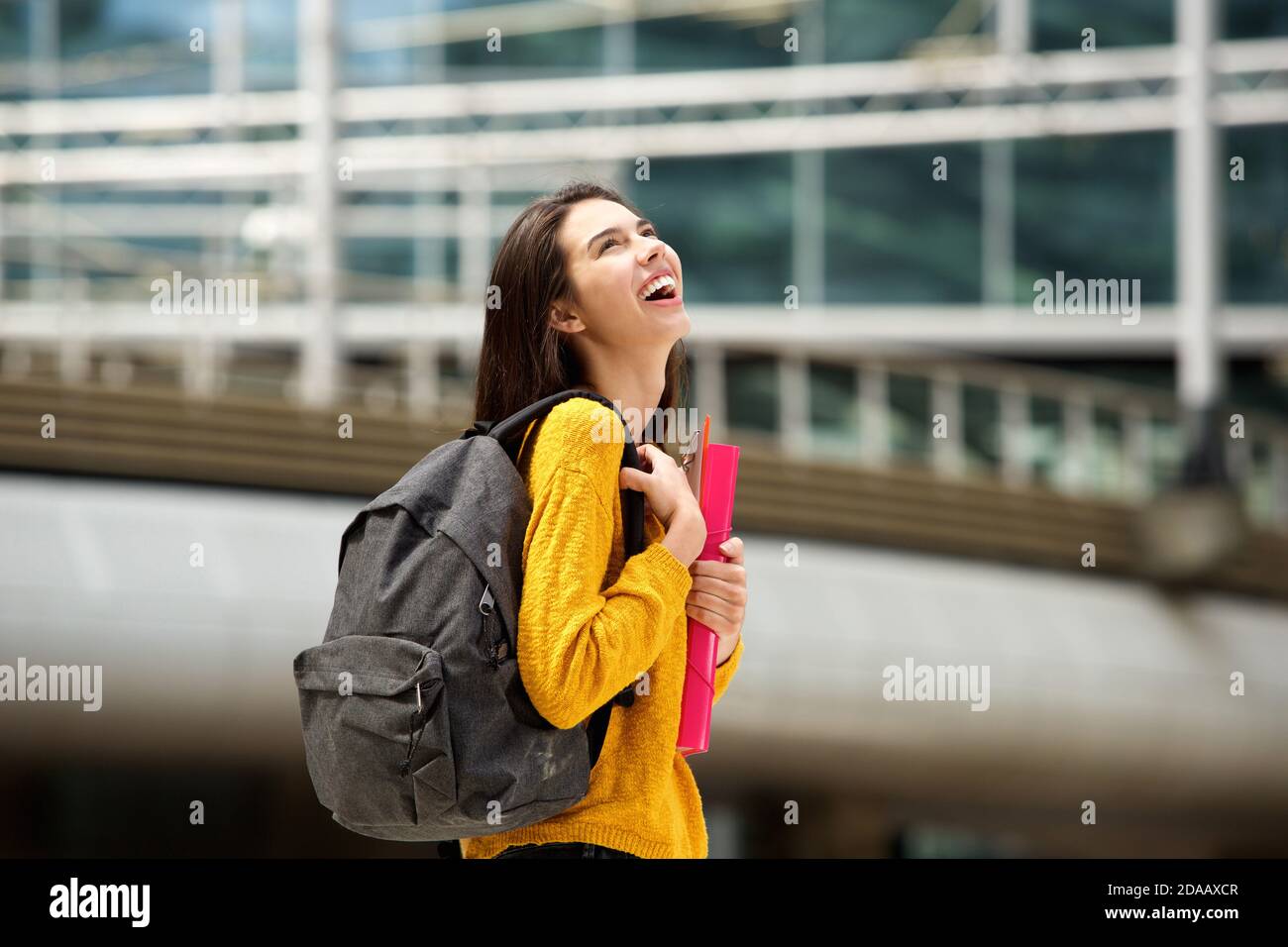 Laughing student hi-res stock photography and images - Alamy