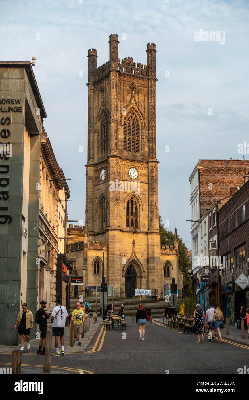 St Luke's Church, known locally as the bombed-out church, a former Anglican parish church in Liverpool, England, UK Stock Photo