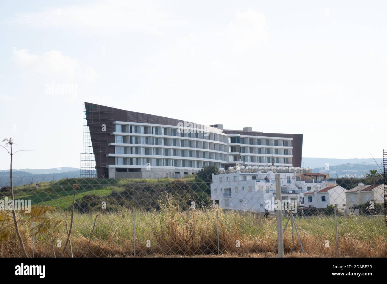 Living buildings, Cyprus Greek architecture, sunshine Stock Photo Alamy
