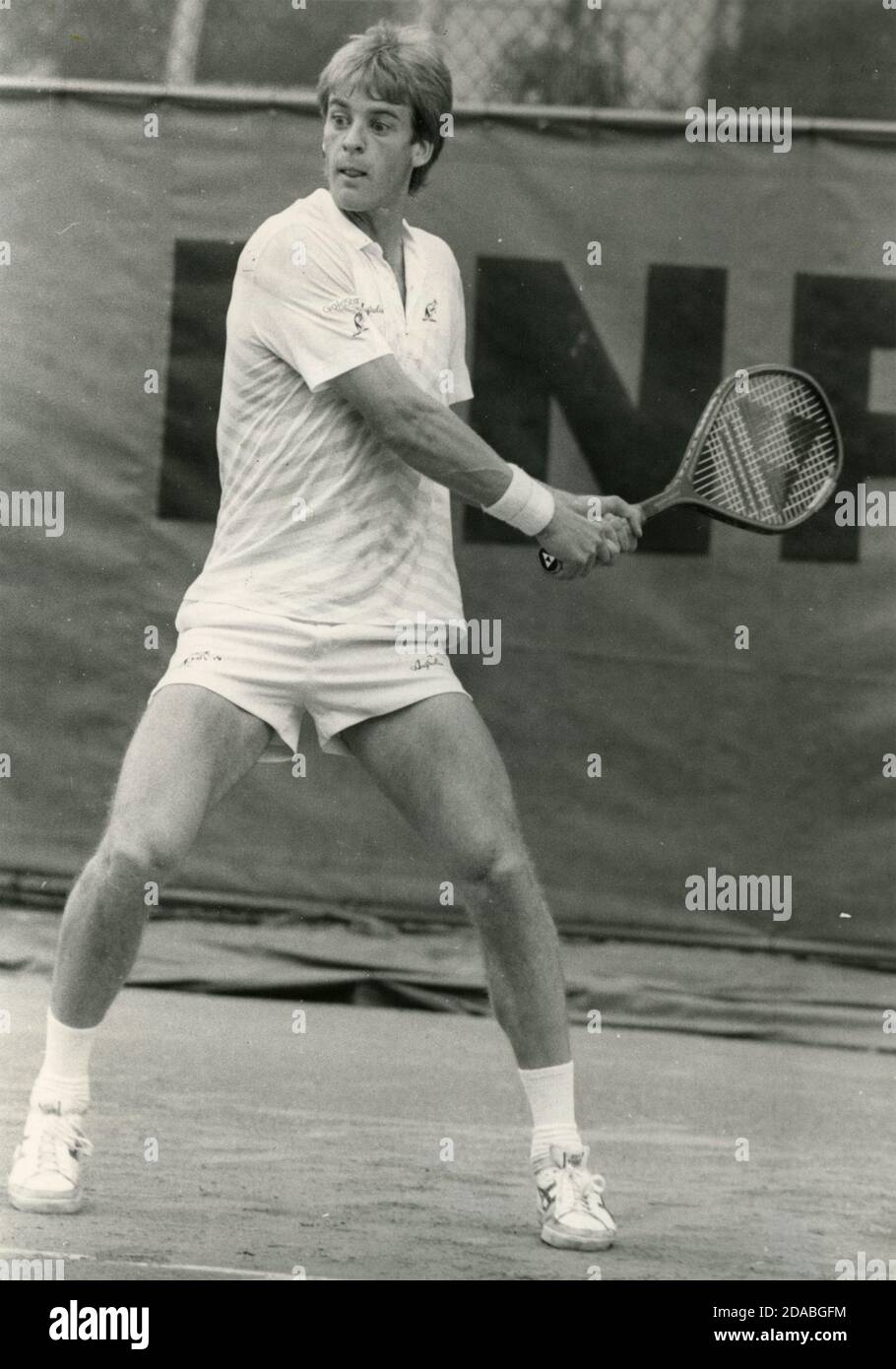 Swedish tennis player Anders Jarryd, 1980s Stock Photo - Alamy