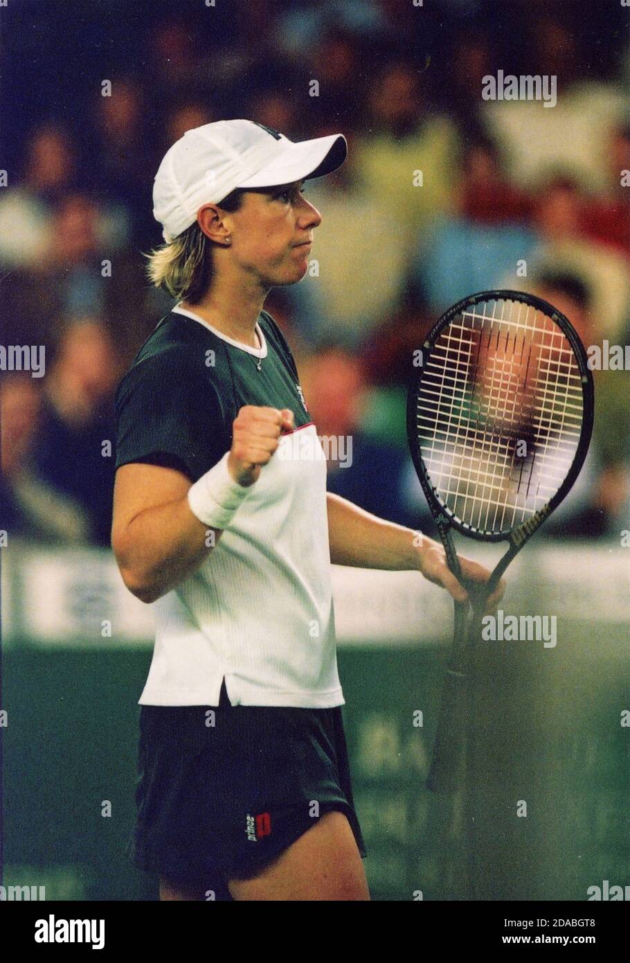American tennis player Lisa Raymond, Luxembourg 2001 Stock Photo - Alamy