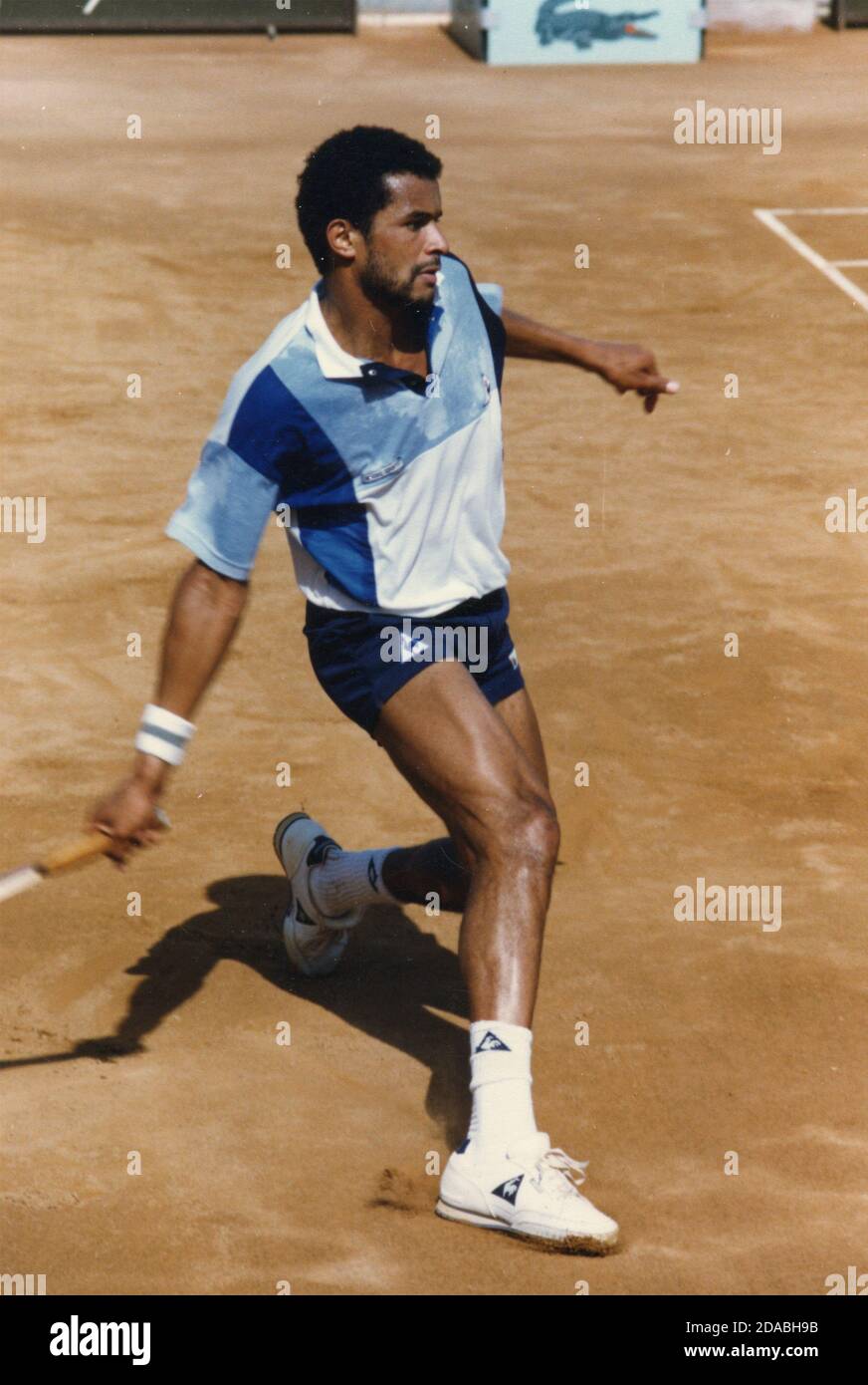 French tennis player Yannick Noah, 1990s Stock Photo