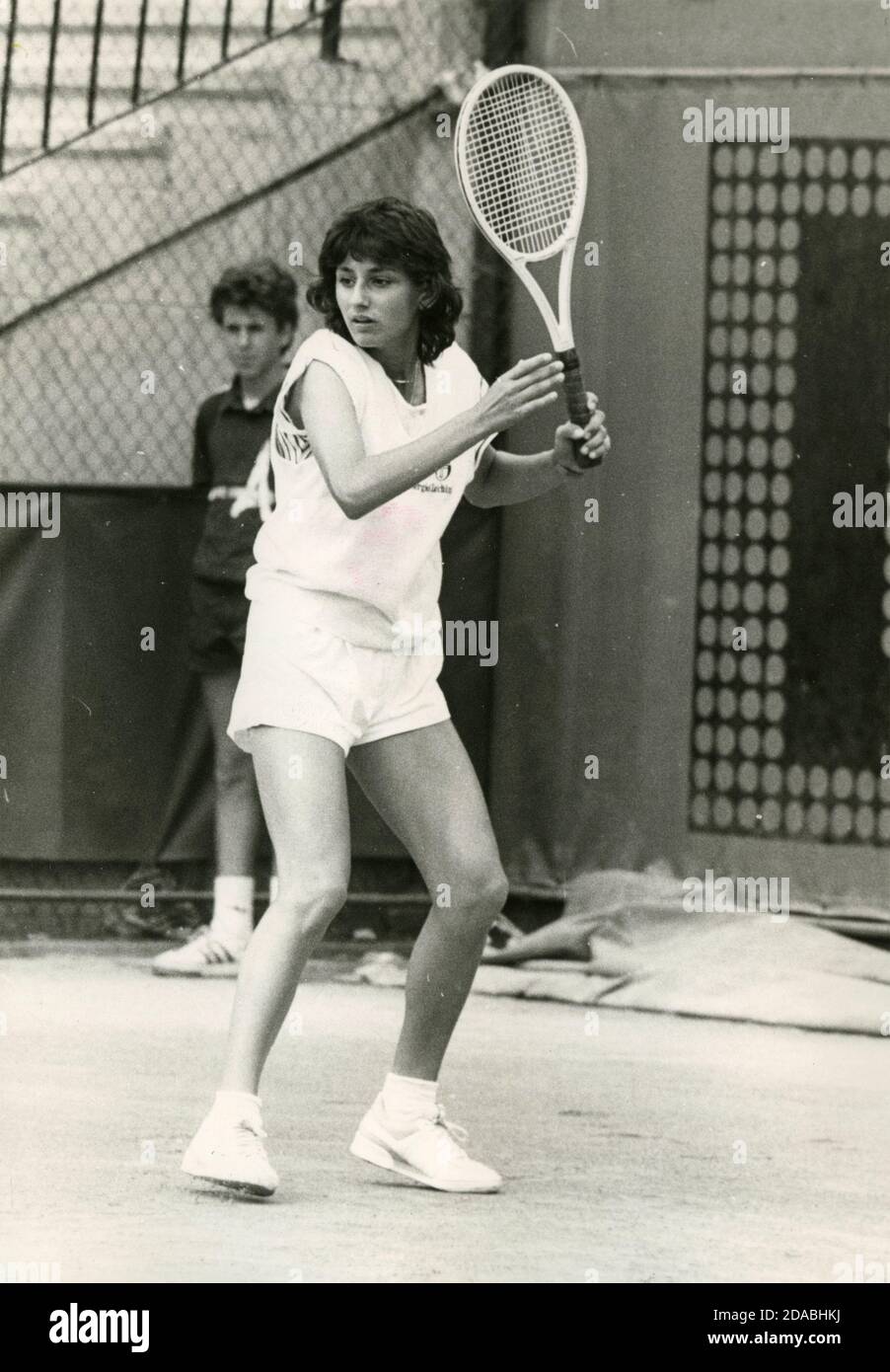 Italian tennis player Laura Lapi, Italy 1980s Stock Photo - Alamy