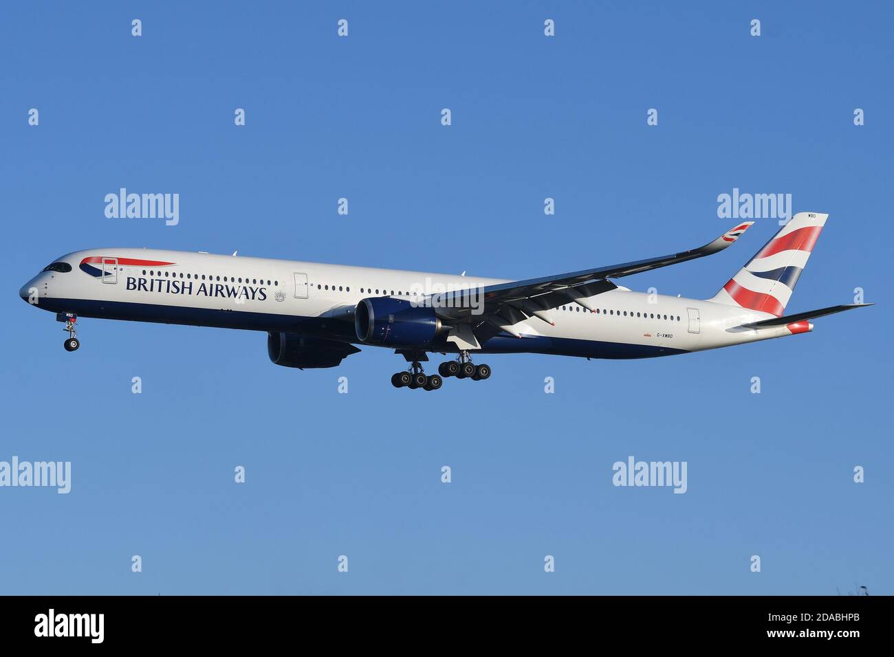 AIRBUS A350-1000 OF BRITISH AIRWAYS Stock Photo