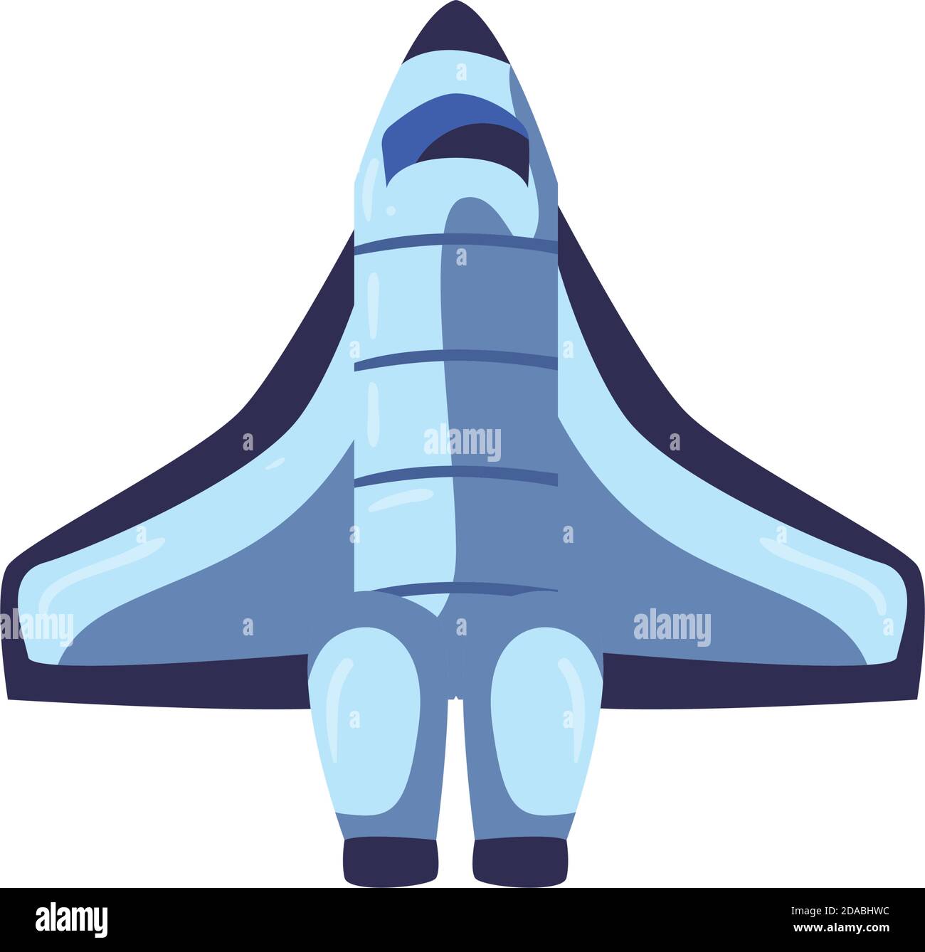 space shuttle on white background vector illustration design Stock ...