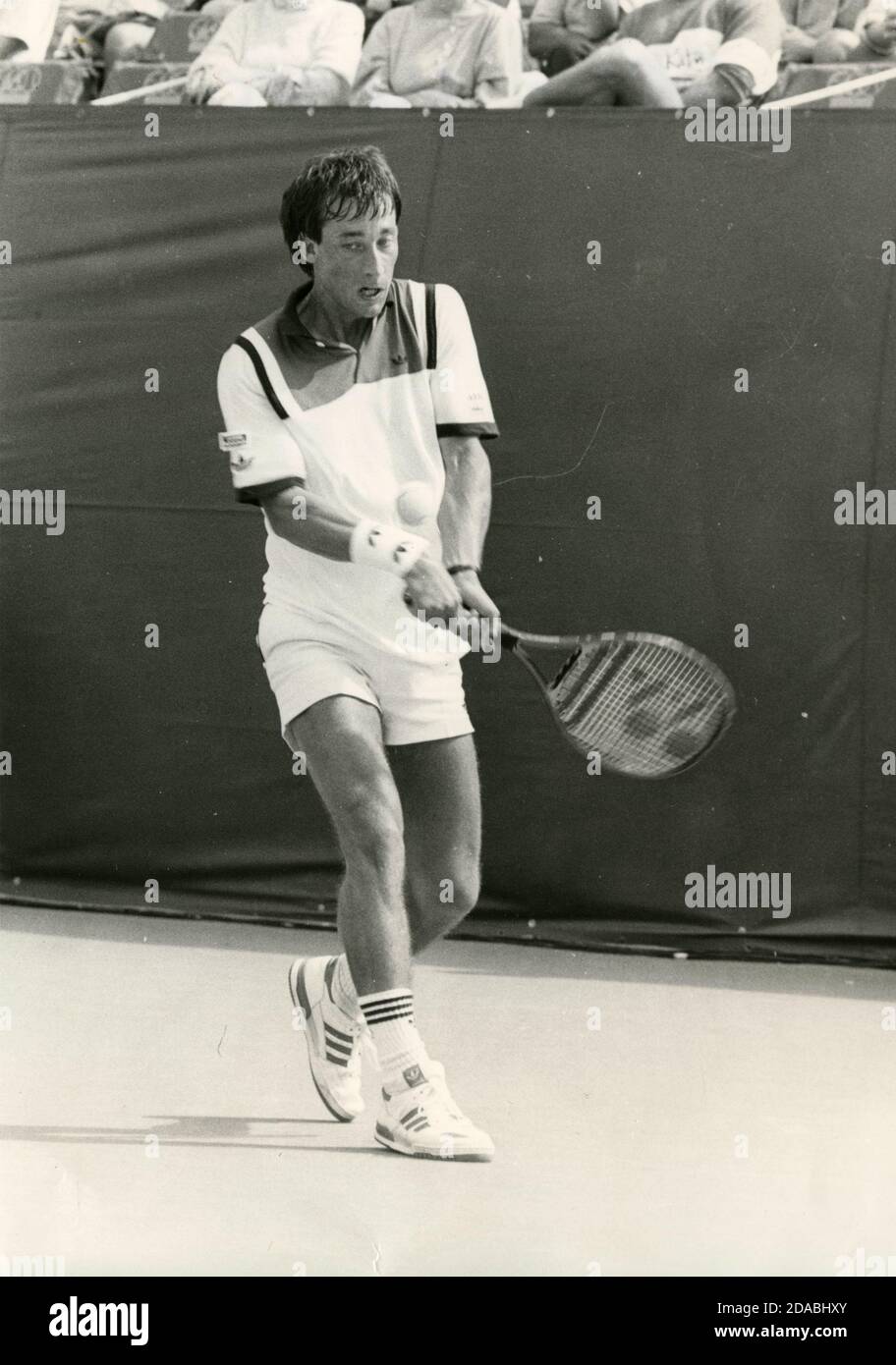 American tennis player Greg Holmes, US Open 1986 Stock Photo Alamy