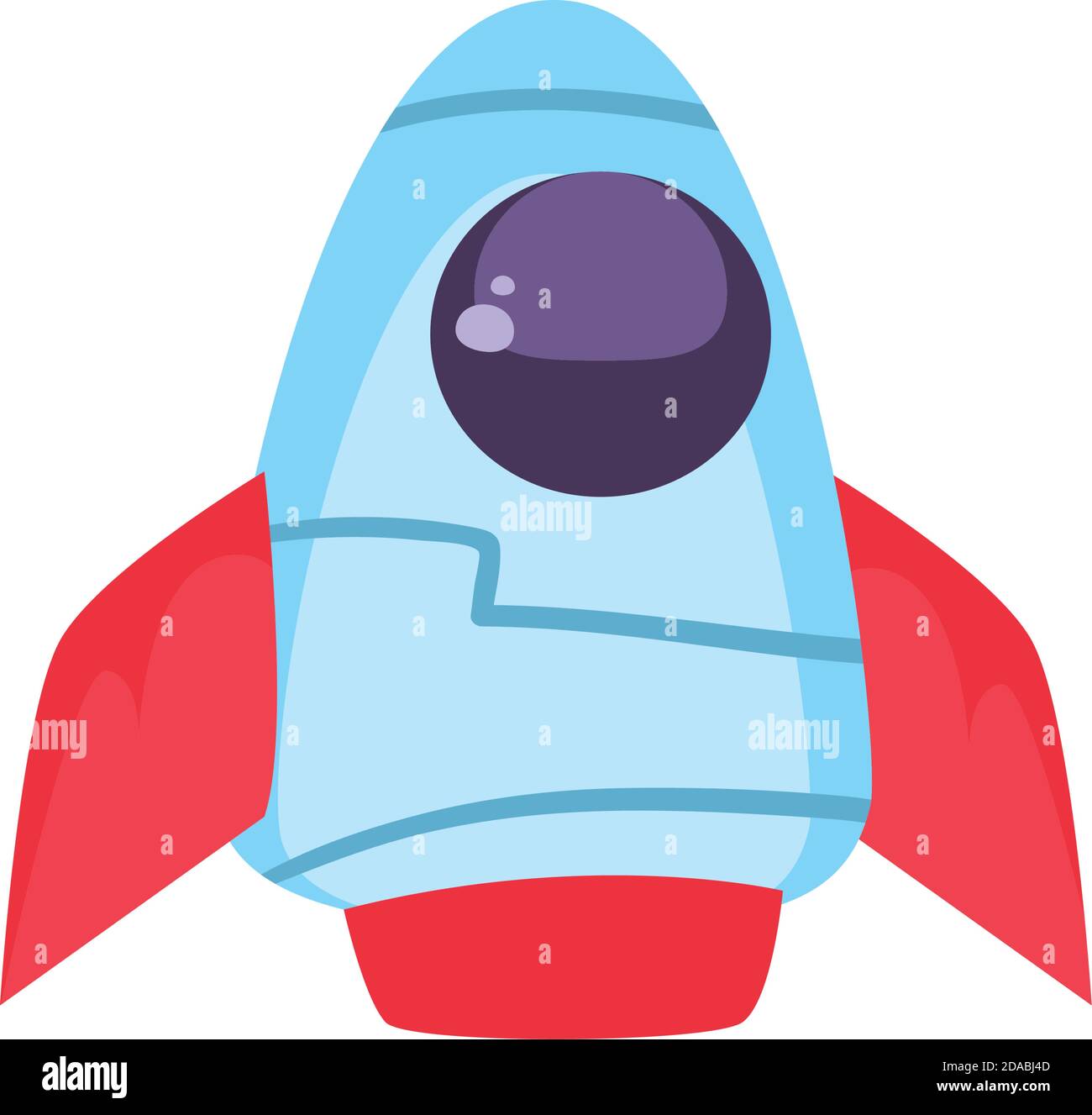 space rocket over white background vector illustration design Stock ...