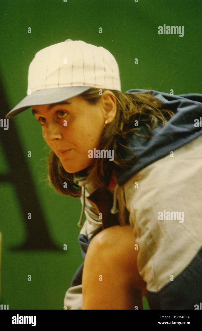 Spanish tennis player and coach Conchita Martinez, 2000s Stock Photo