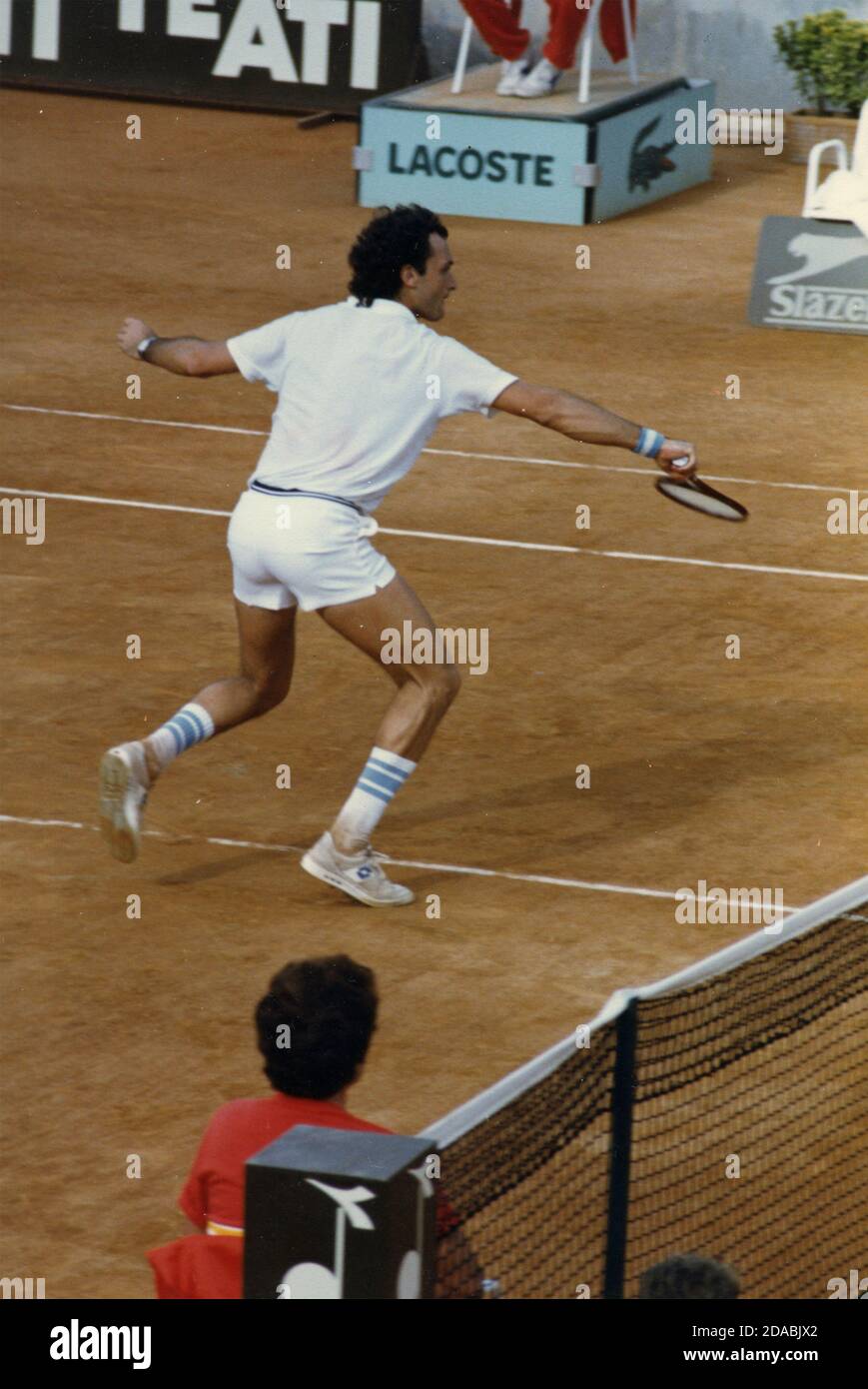 Argentinian tennis player José Luis Clerc, 1979 Stock Photo