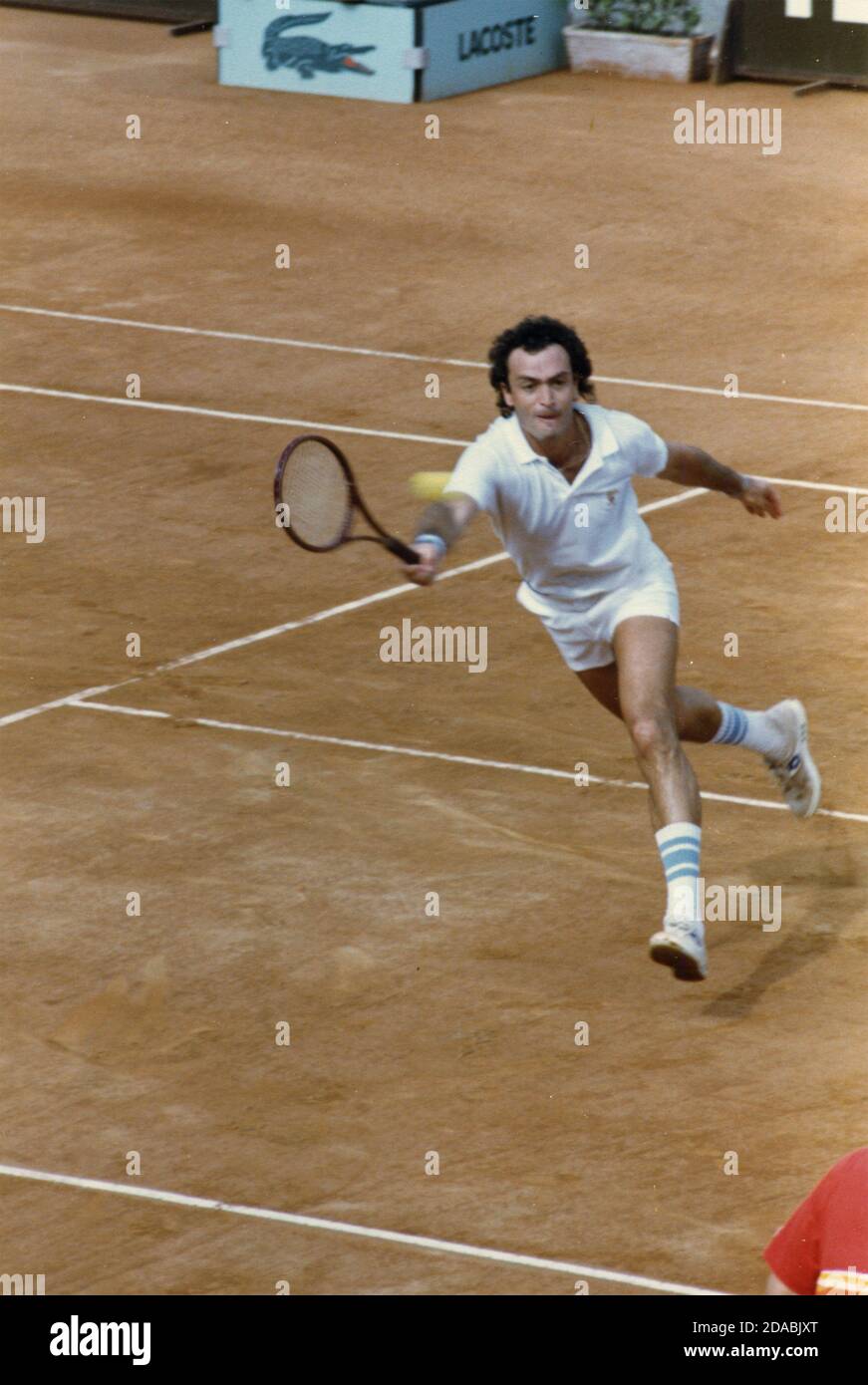 Affiche Publicitaire Vintage TENNIS - TECNIFIBRE MAJOR - José Luis Clerc