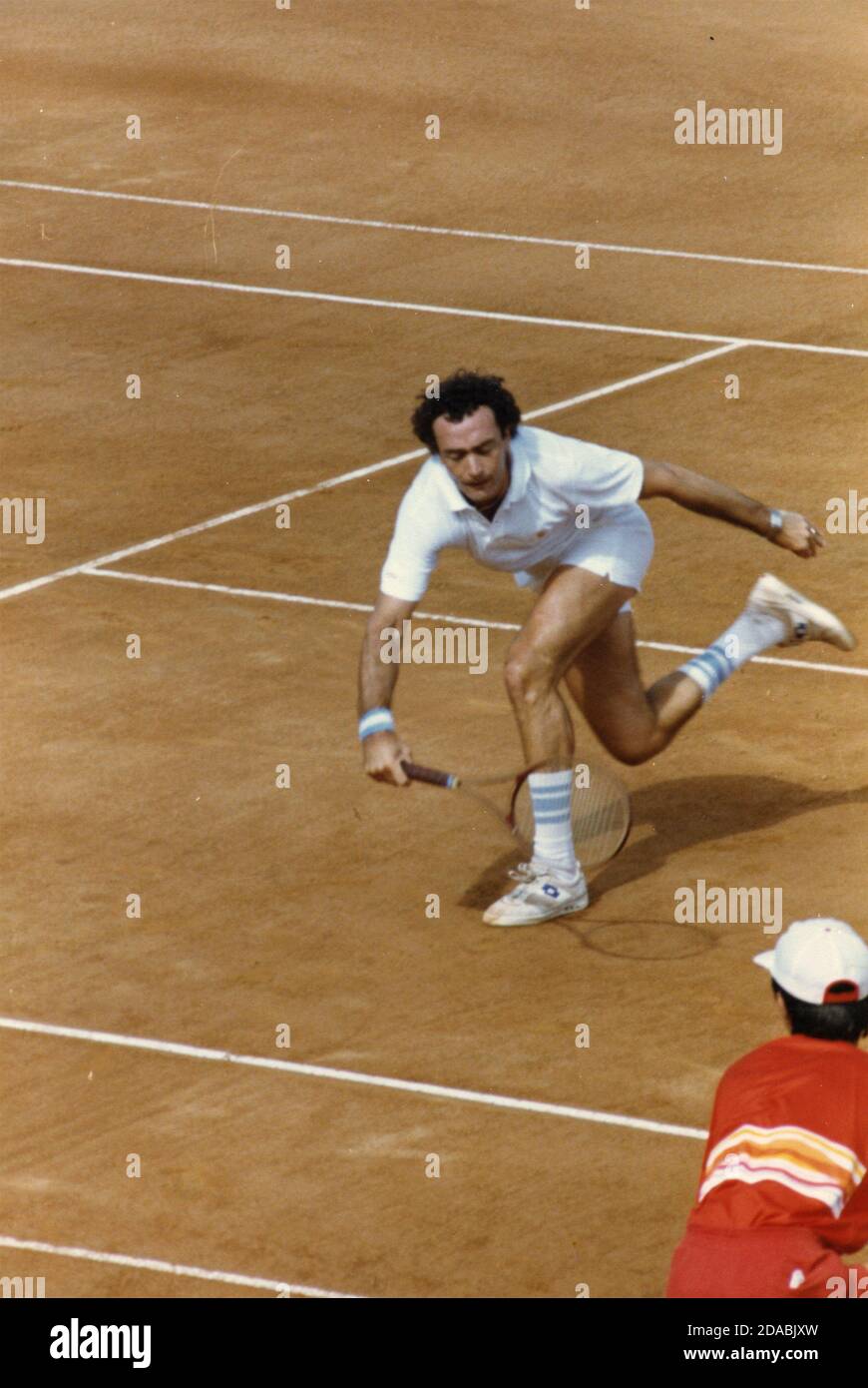 Argentinian Tennis Player Jose Luis Clerc 1980s Stock Photo Alamy