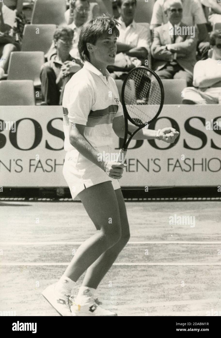 italian-tennis-player-sandra-cecchini-1980s-stock-photo-alamy