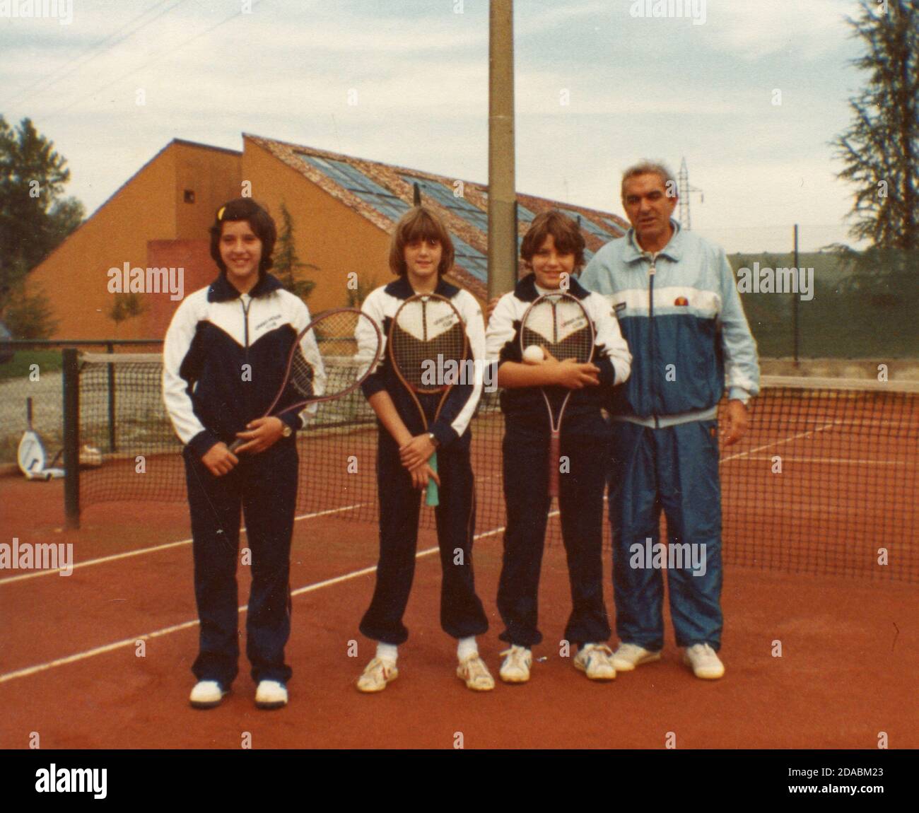 Italian tennis player Rosalba Caporuscio, 1980s Stock Photo