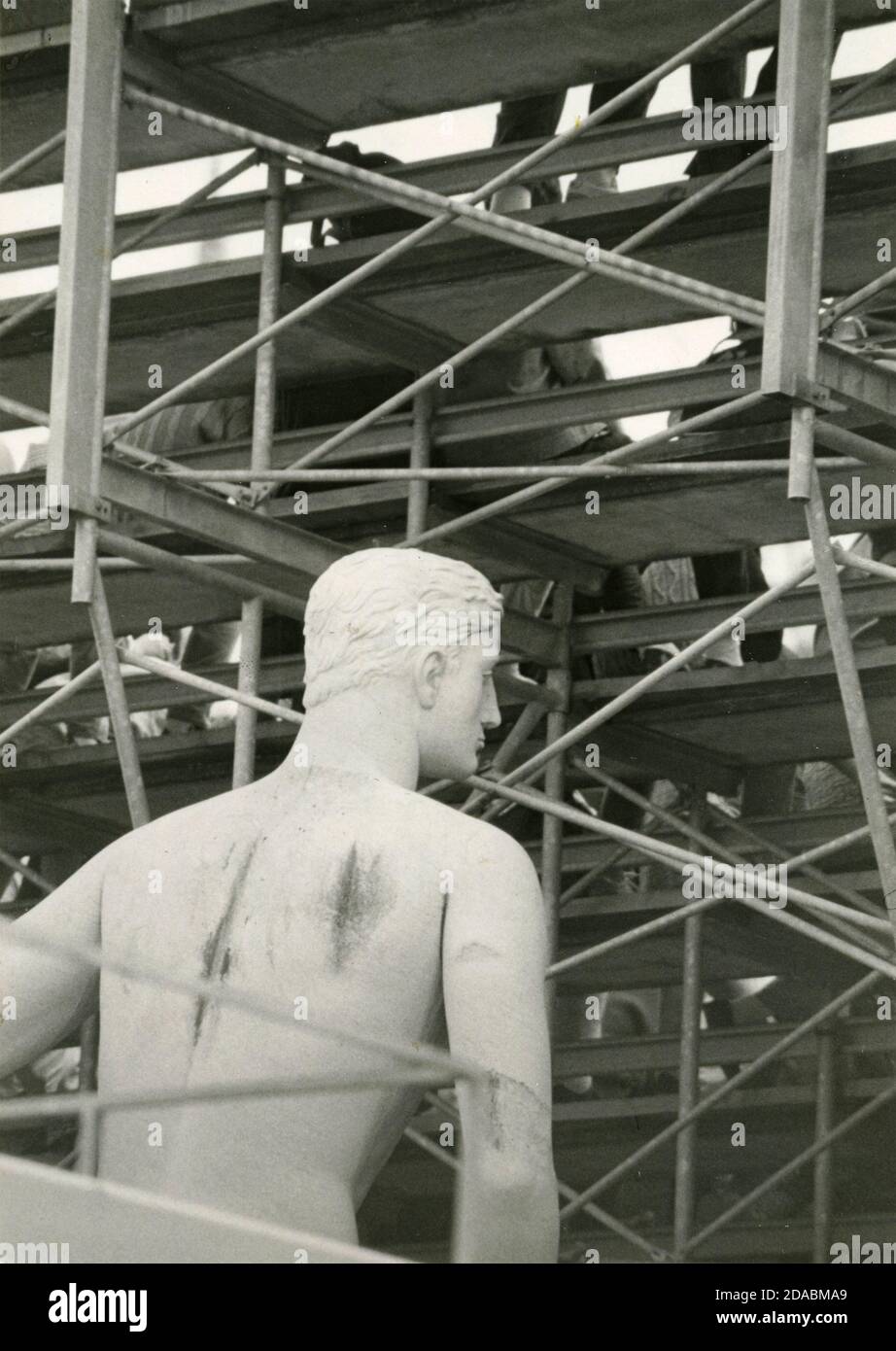Behind the grandstand at the Italian Open XLIV Edition tennis