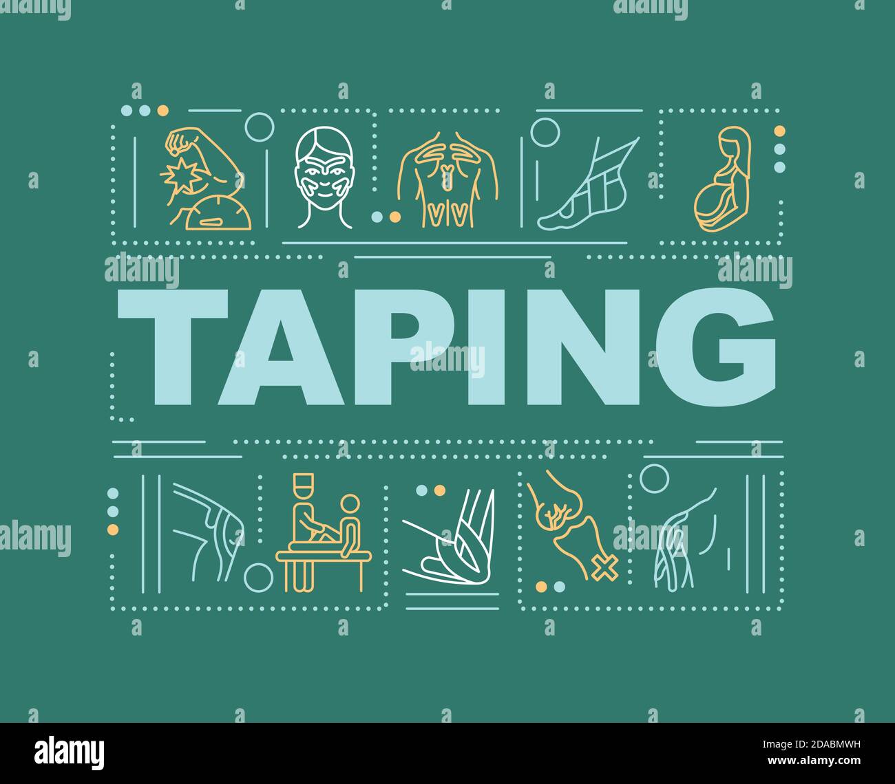 Taping word concepts banner Stock Vector Image & Art Alamy