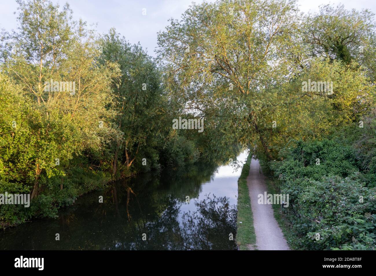 Towpath Walking on towpath at night hi-res stock photography and images - Alamy