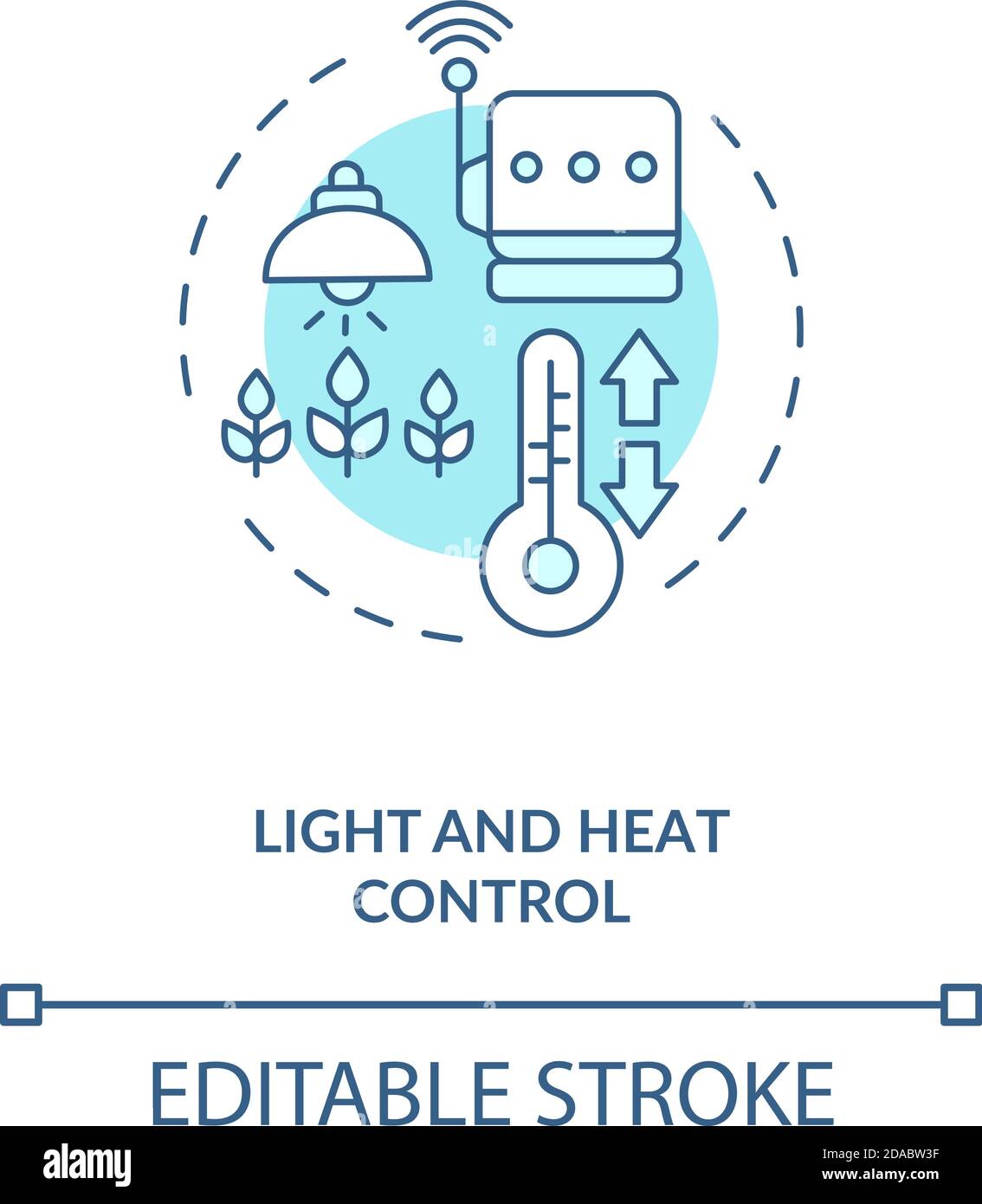 Light and heat control concept icon Stock Vector Image & Art Alamy