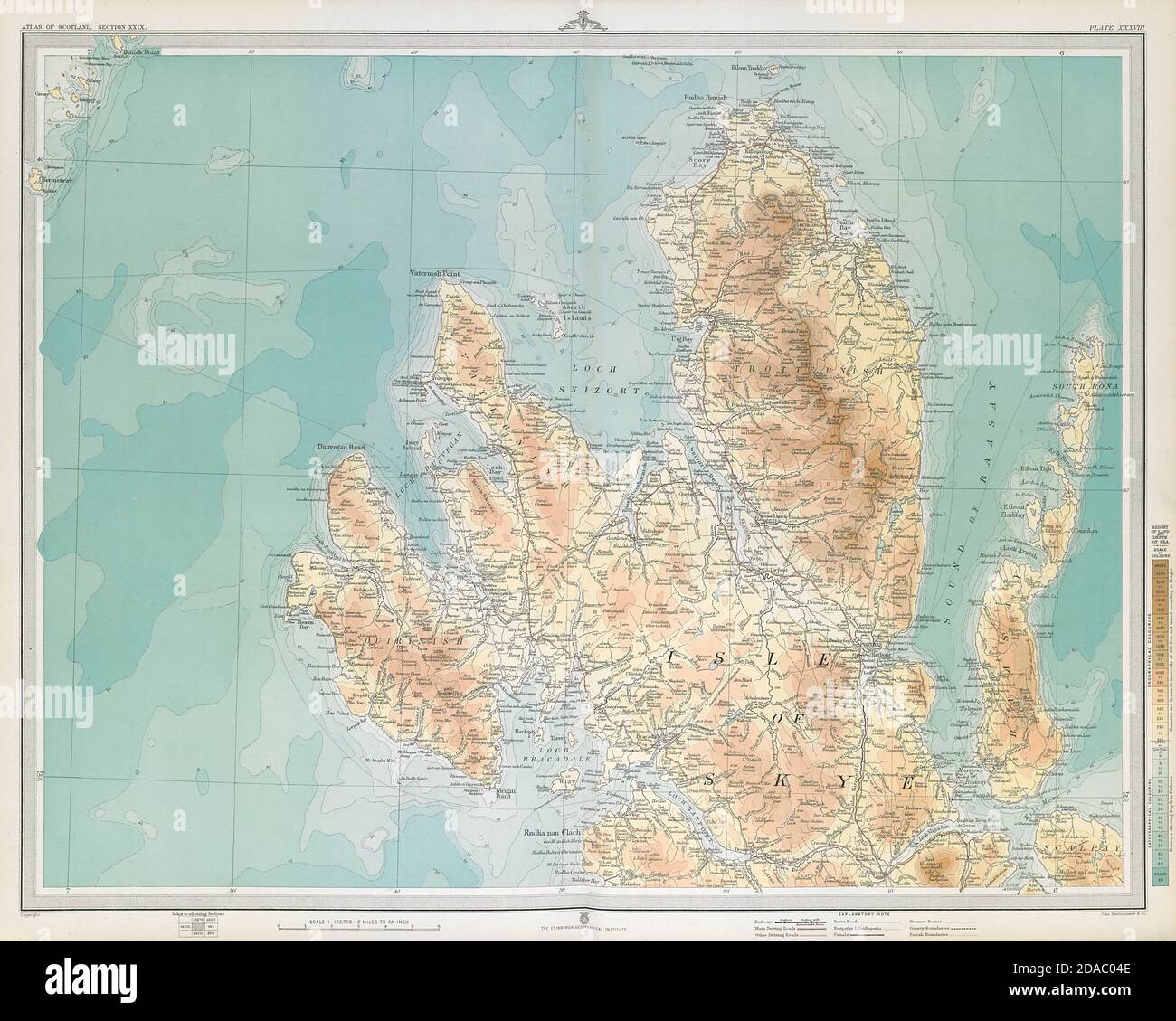 ISLE OF SKYE NORTH Trotternish Raasay Portree Talisker Distillery LARGE