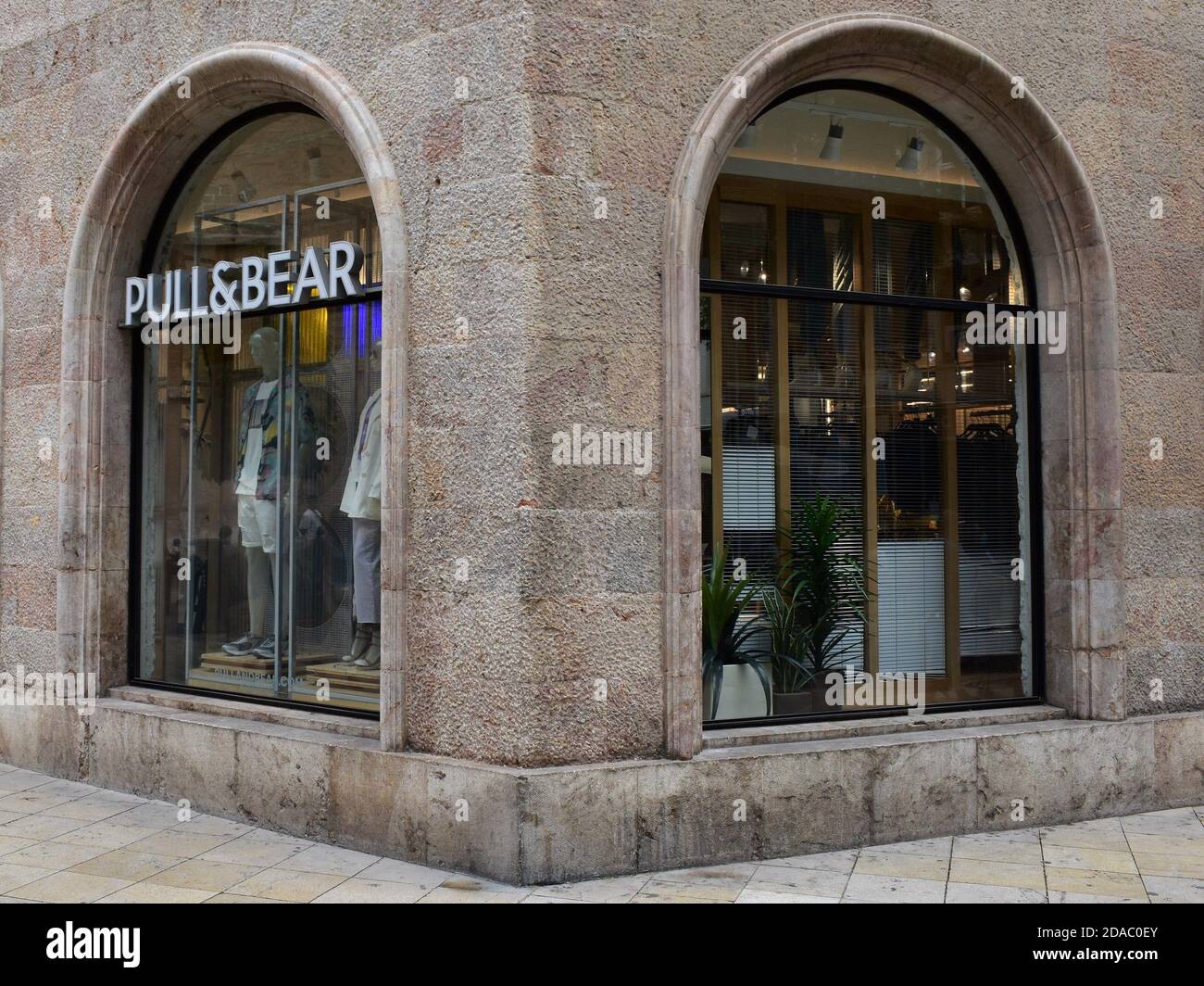 Pull&Bear Inditex group clothing store Stock Photo